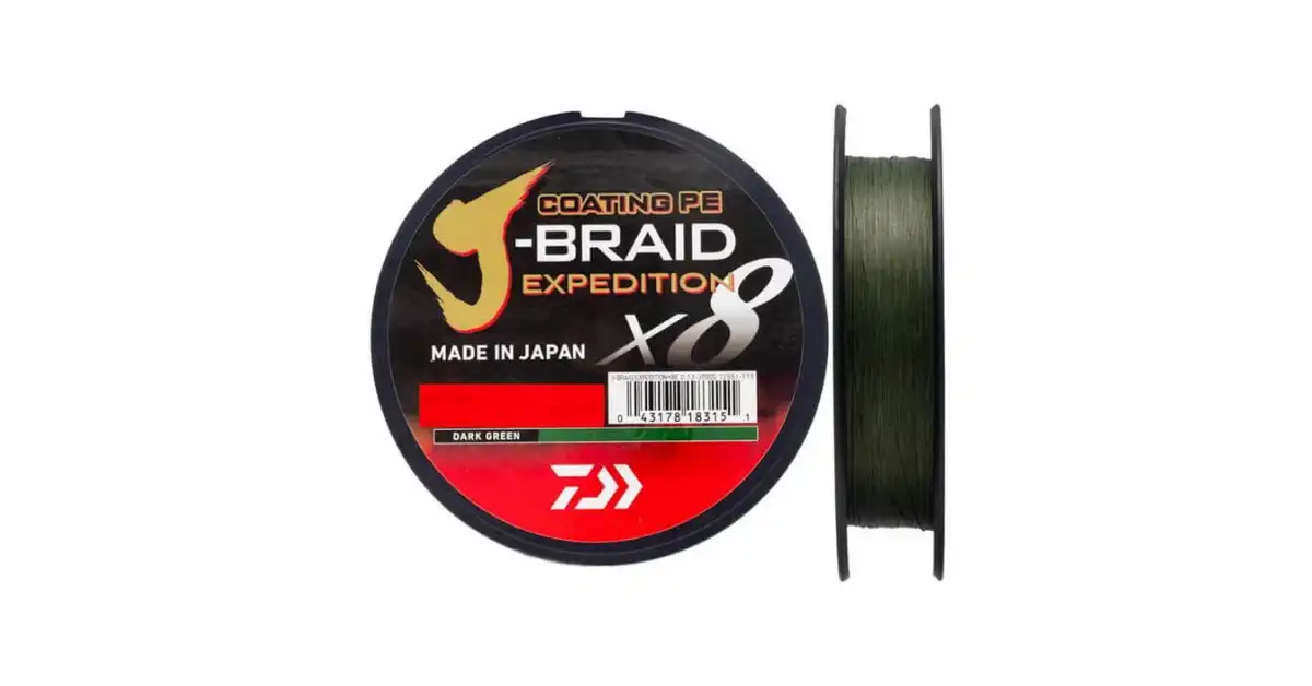 Daiwa J-Braid Exped. X8E 150m Dark Green 0,13mm 8,4kg