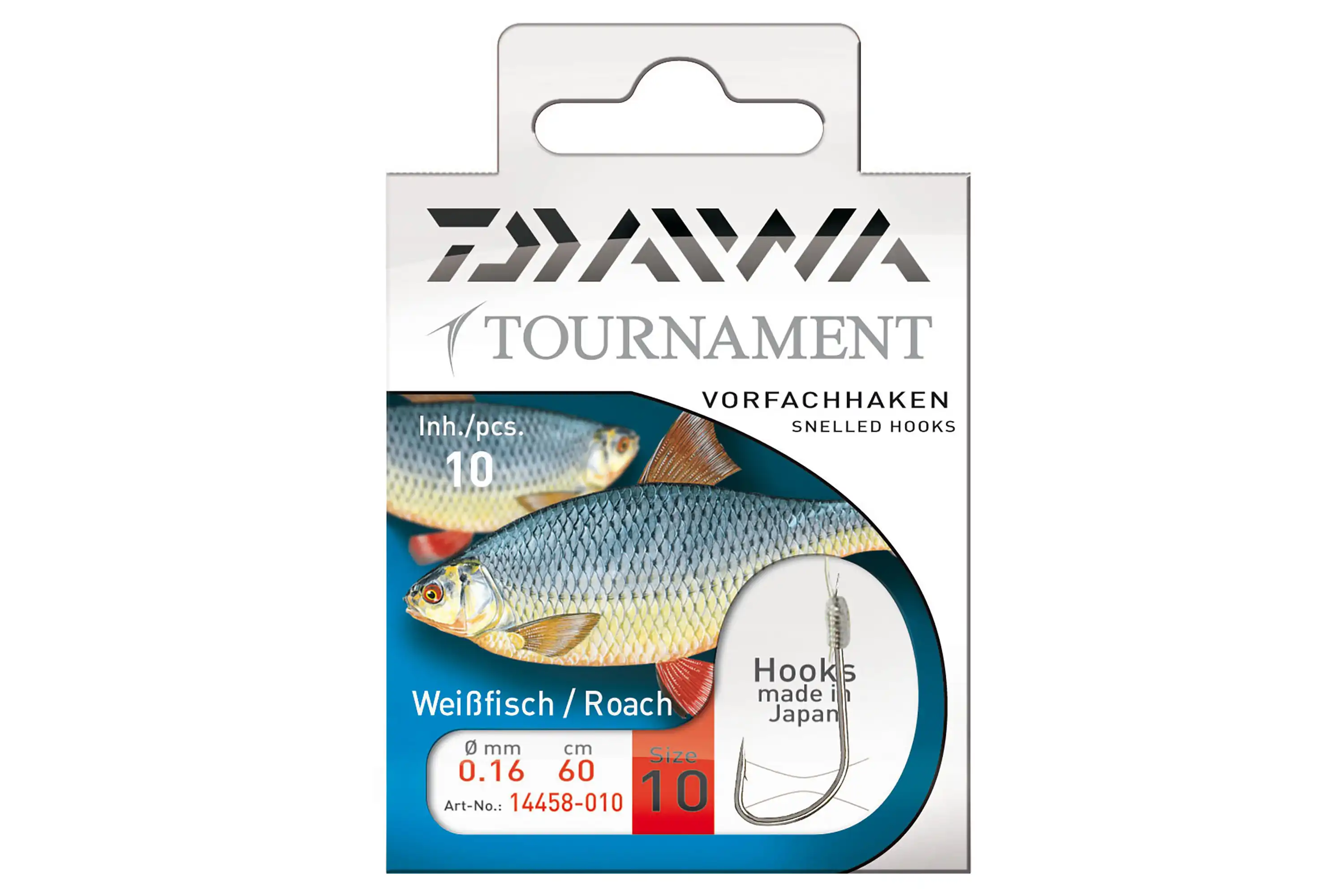 Daiwa Tournament Rotaugenhaken #10 60cm 0,16mm