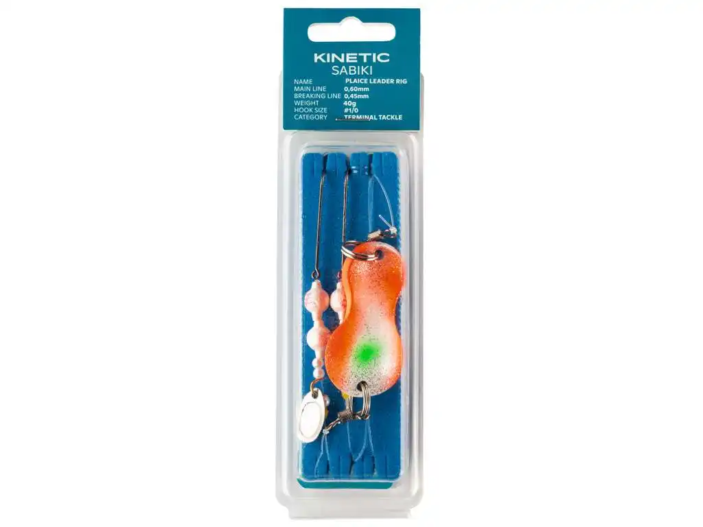 Kinetic Sabiki Plaice Leader #1/0 115cm Sunset 40g