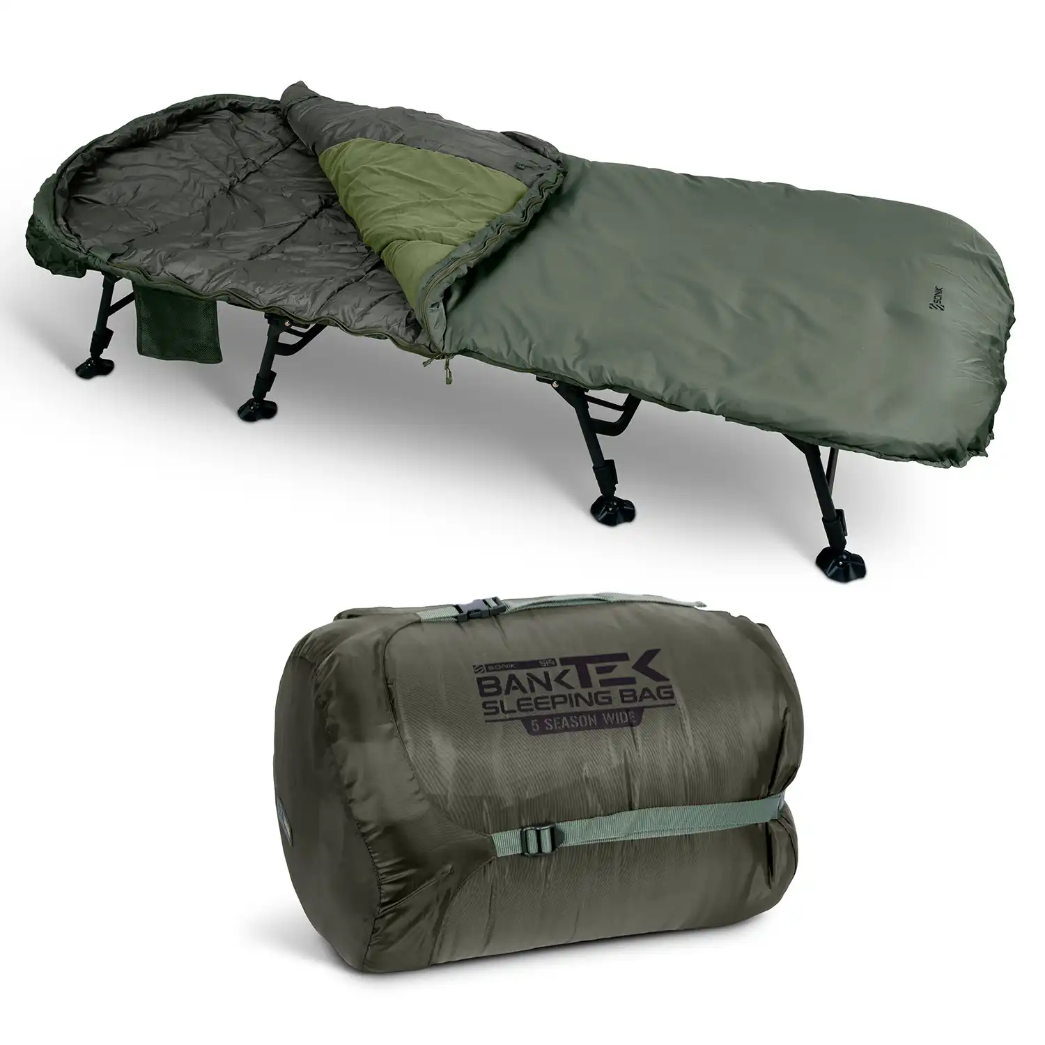 Sonik Bank-Tek 5-Season Sleeping Bag Wide