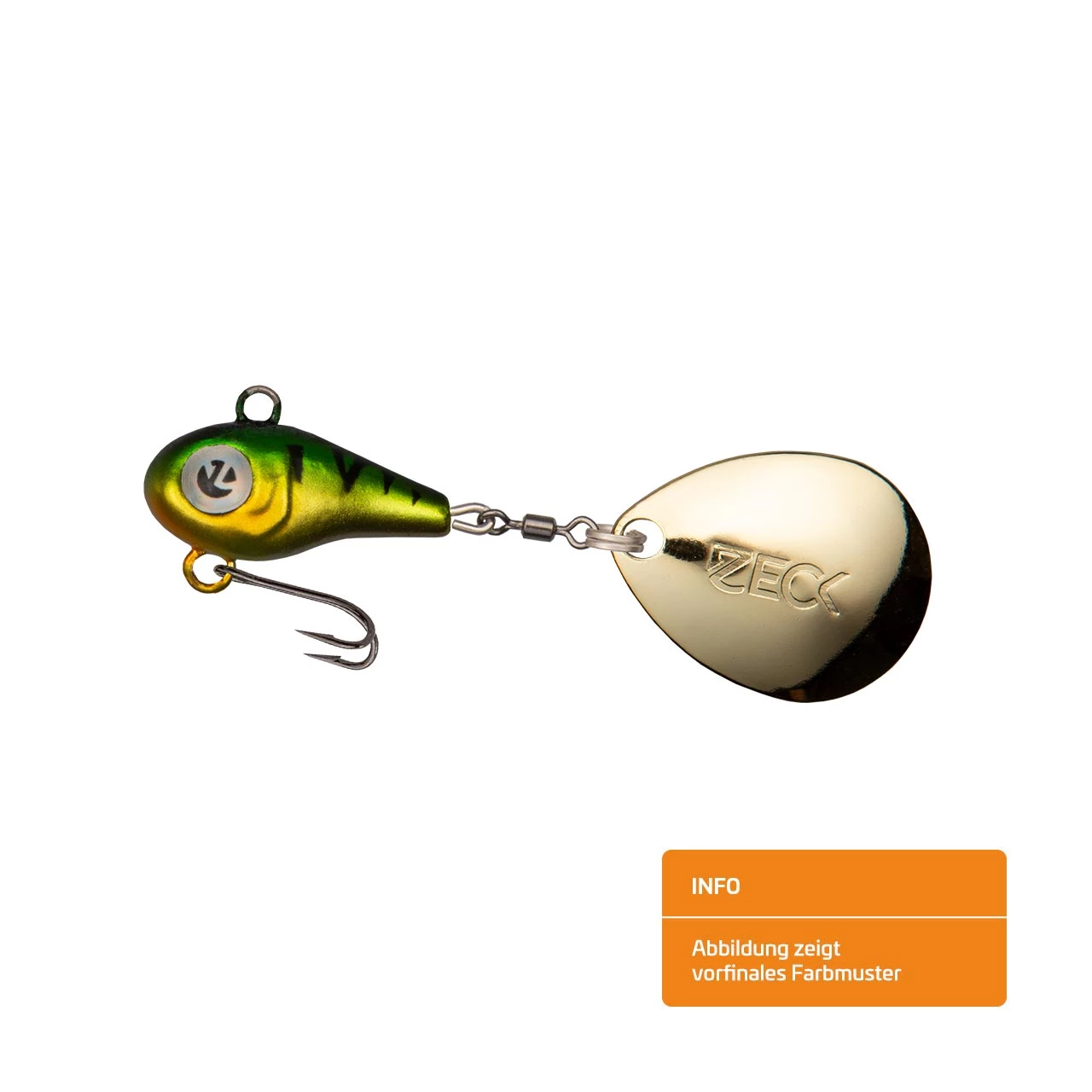 Zeck Jig Spinner Mini 8g Perch