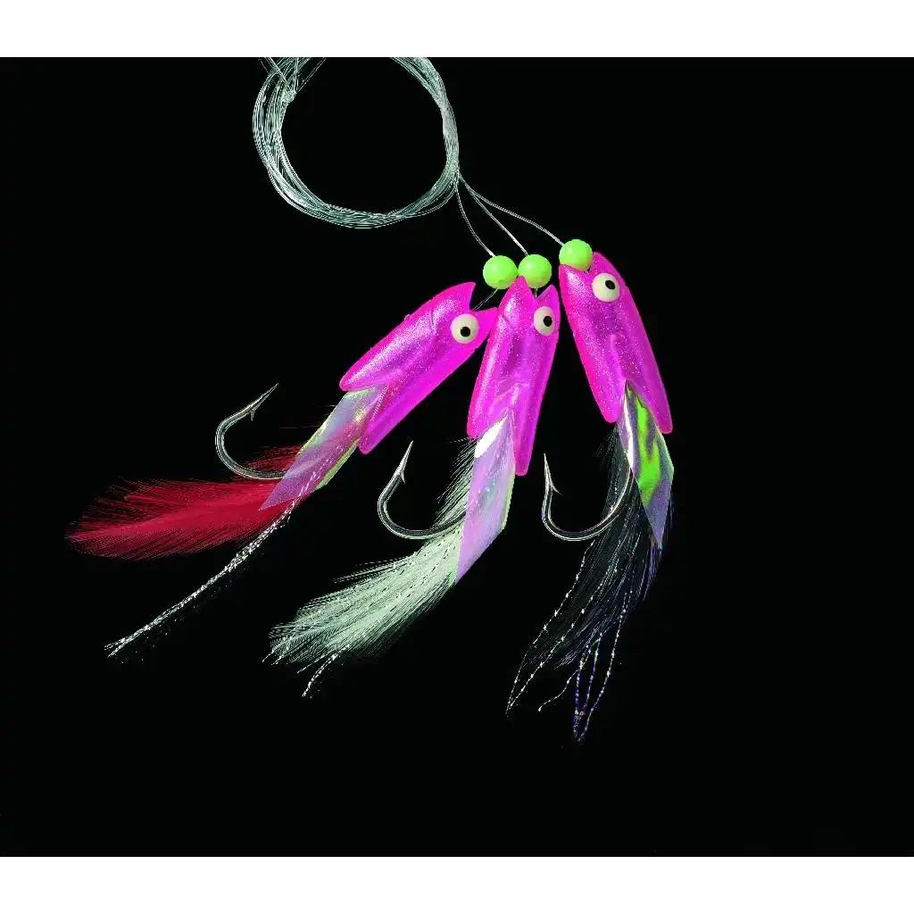 Dega Dorschpaternoster 3 Haken #4/0 0,80/0,70mm Pink