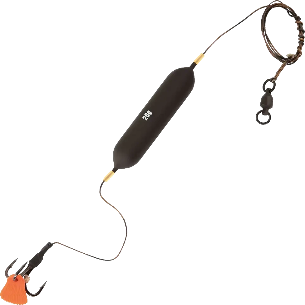 FOX Rage Catfish Catfish Subfloat XS Powerpoint Treble Hook Rig #2/0 226cm