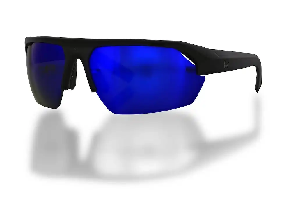 Westin W6 Sport 25 Matte Black/Blue Lens