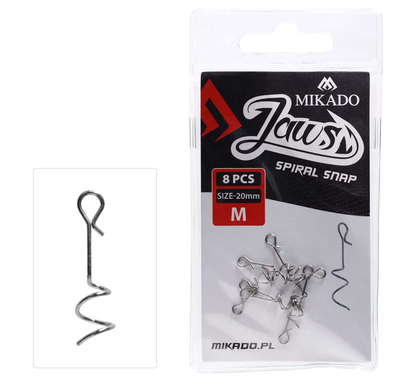 Mikado Jaws SL Screw m. Clip #M 20mm 8Stk.