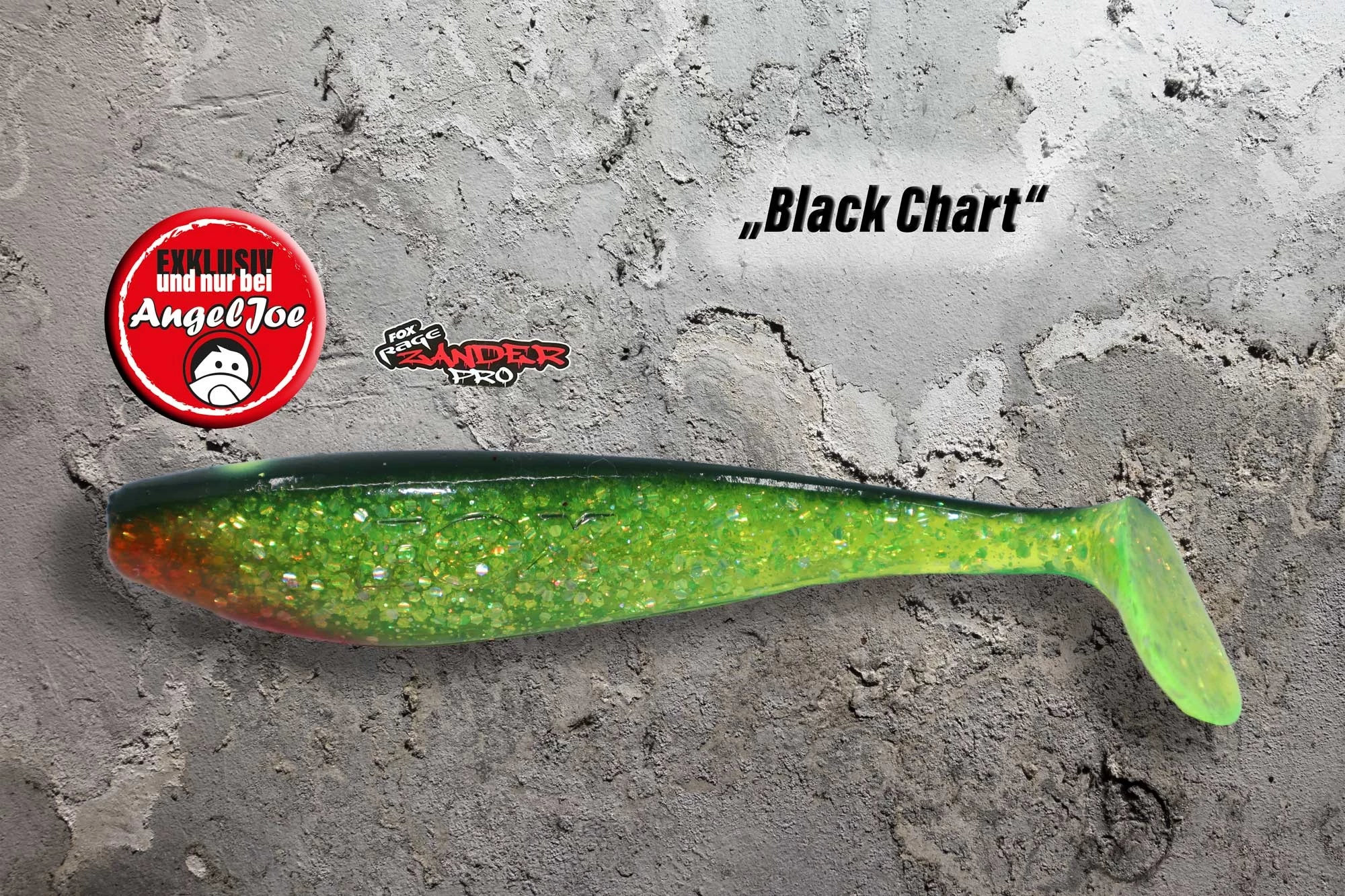 FOX Rage Zander Pro Shad AJ Sonderfarben 14cm Black Chart