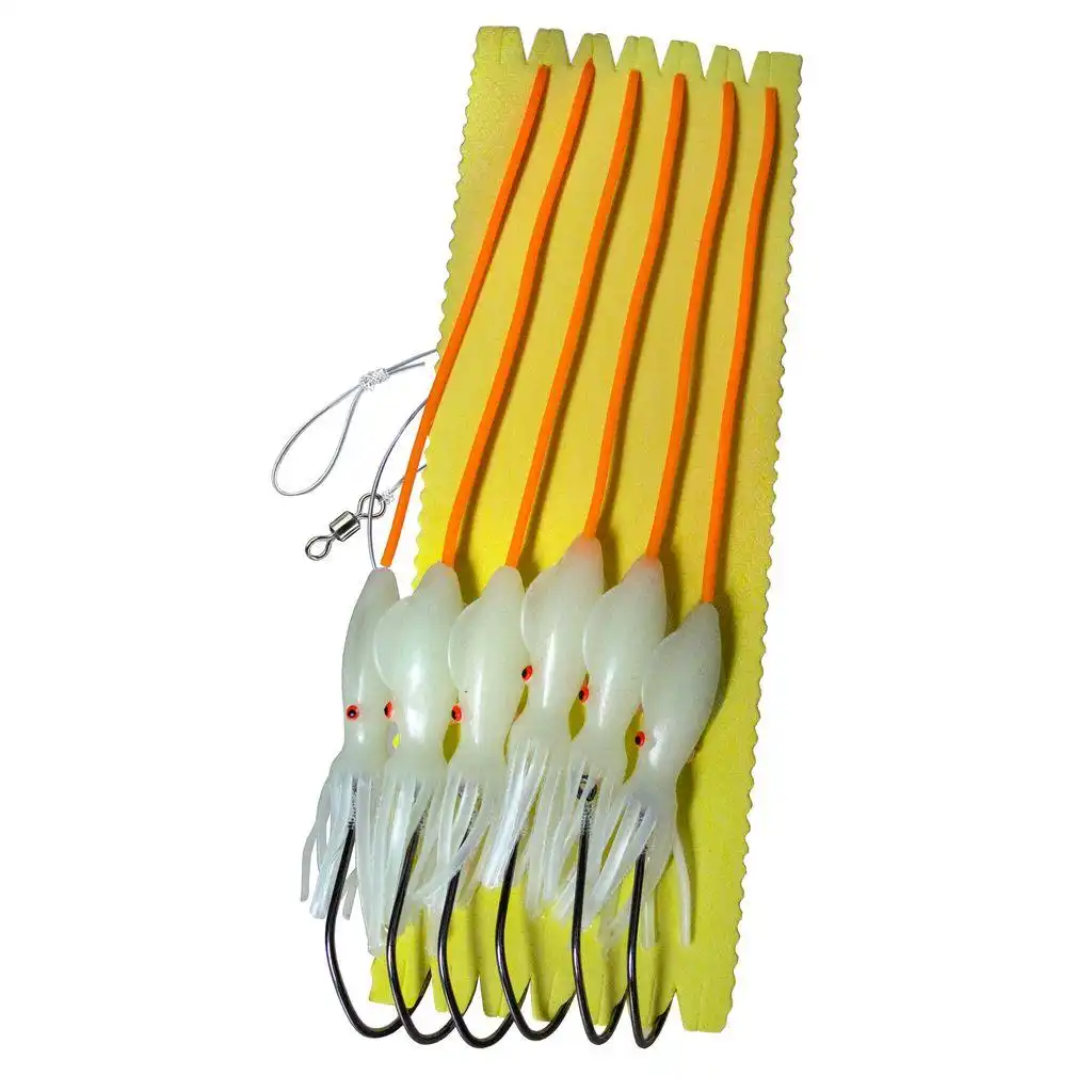 Dega Rotbarsch Vorfach #5/0 180cm 0,8mm lumi