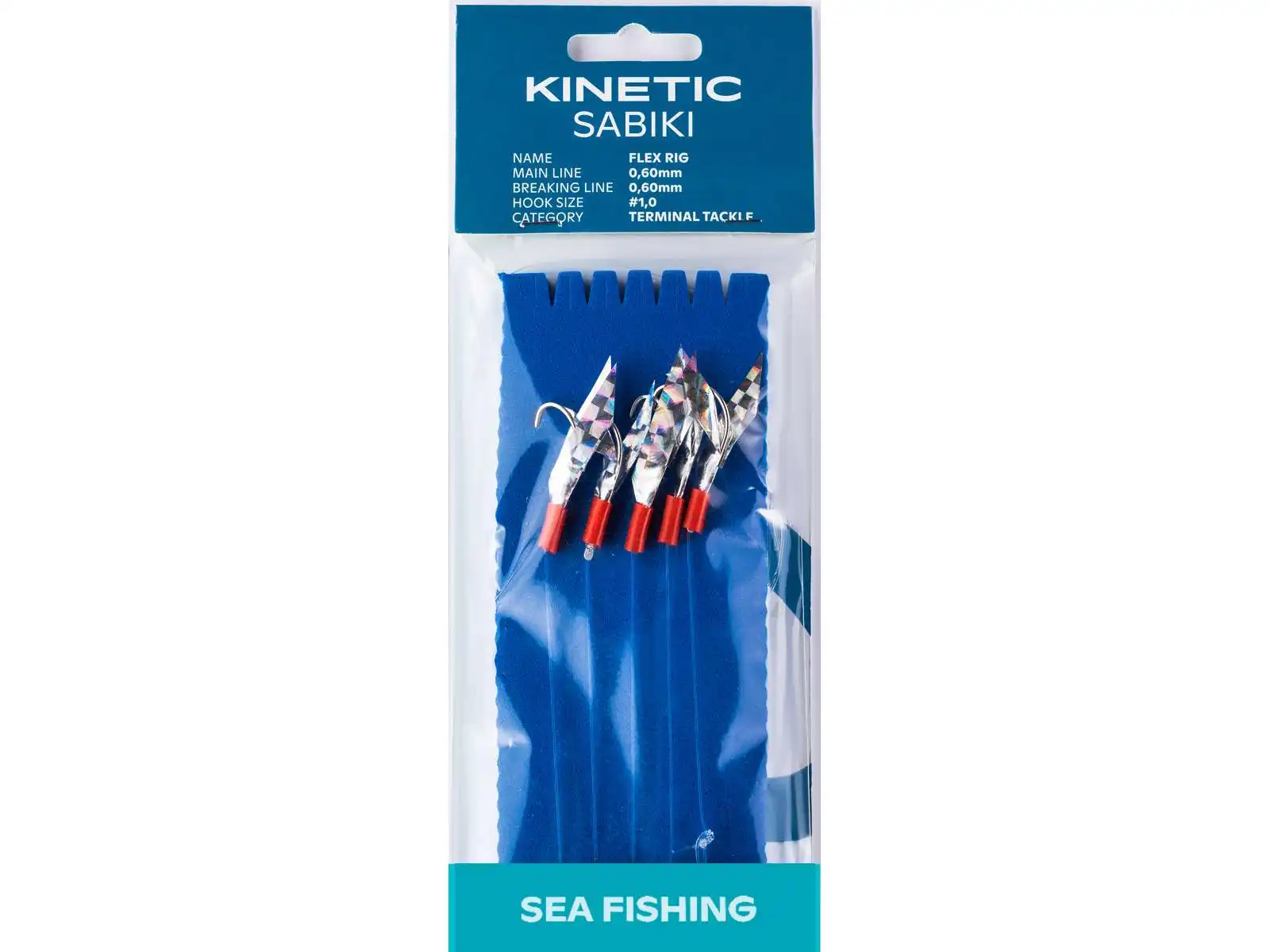 Kinetic Sabiki Flex #1/0 200cm Silver Flex