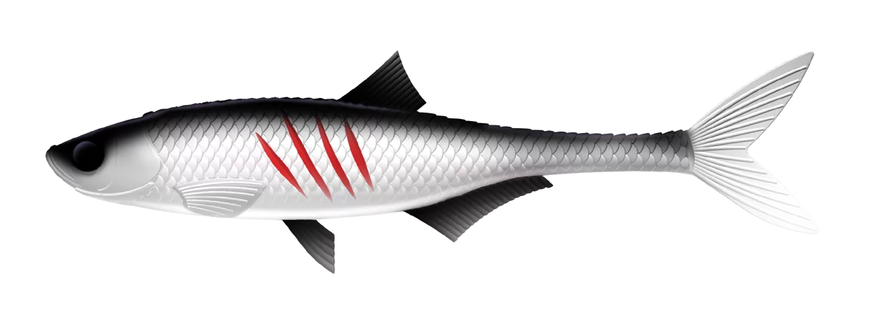 Libra Lures Dead Fish 6,7" #001 White
