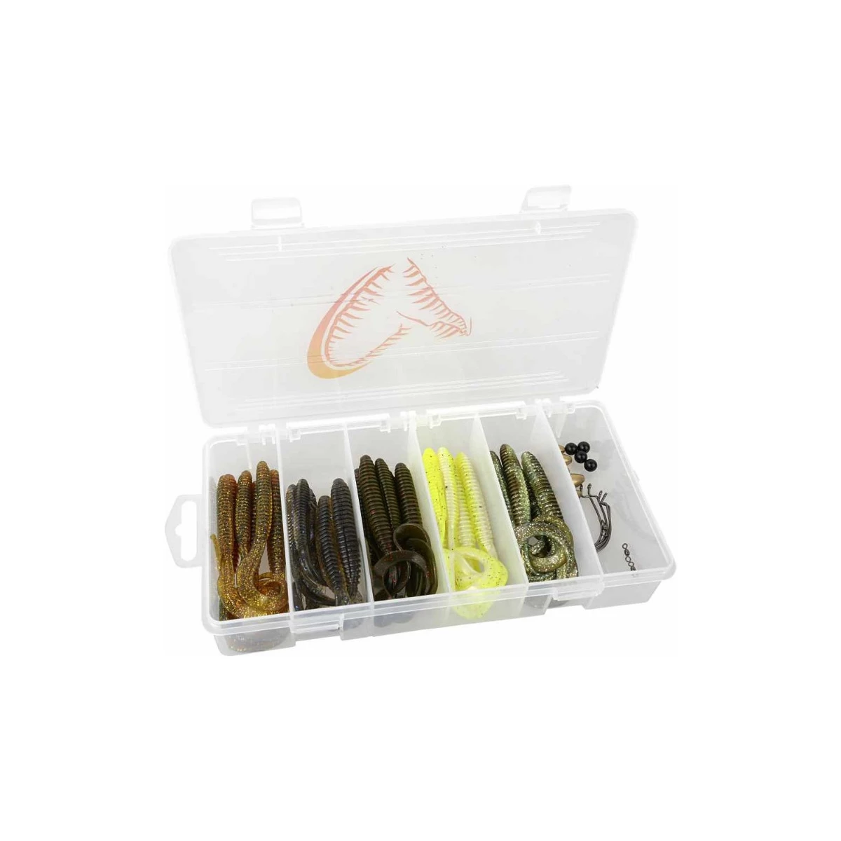 Savage Gear Rib Worm Kit 30+17-teilig