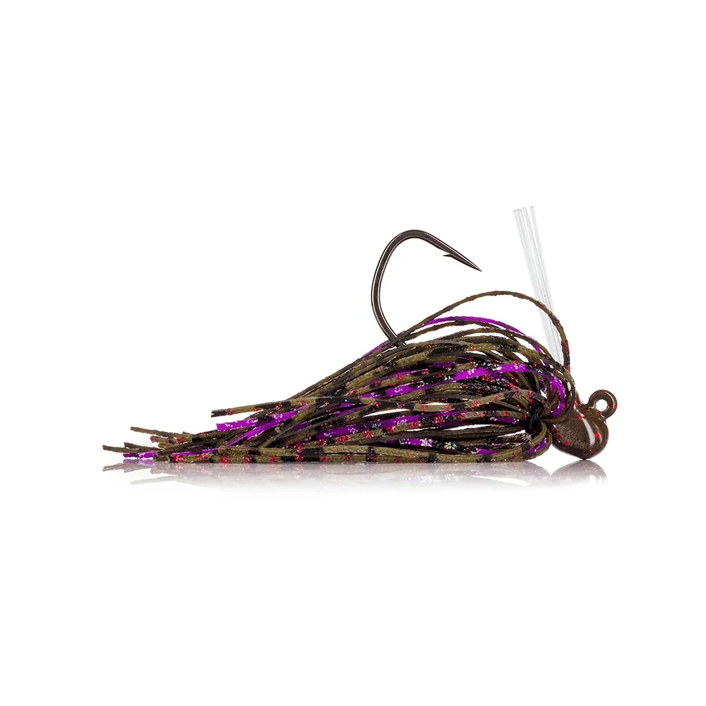 Molix Nano Jig 7g Green Pumpkin Red Purple