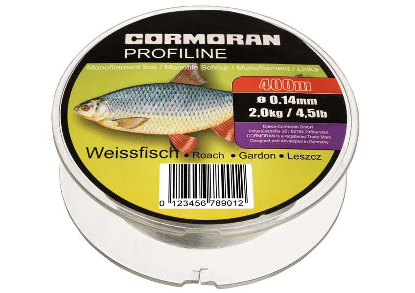 Cormoran Profiline Schnur Weißfisch 400m Clear 0,14mm 2kg