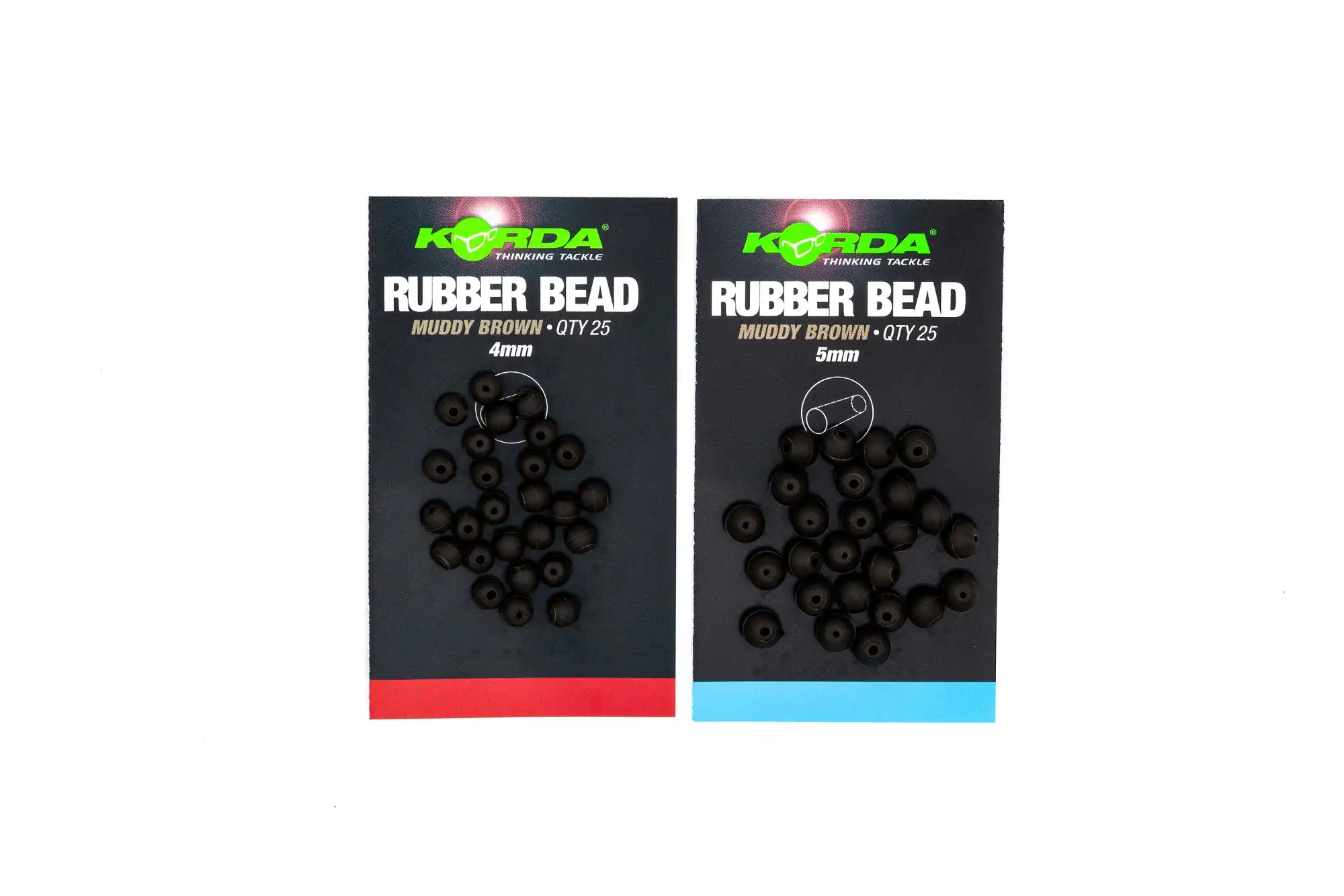 Korda Rubber Bead 5mm Brown