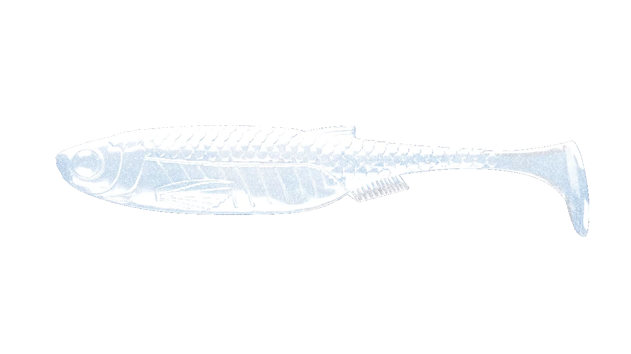 Libra Lures Kraken Shad 2" #003 Blue Pearl