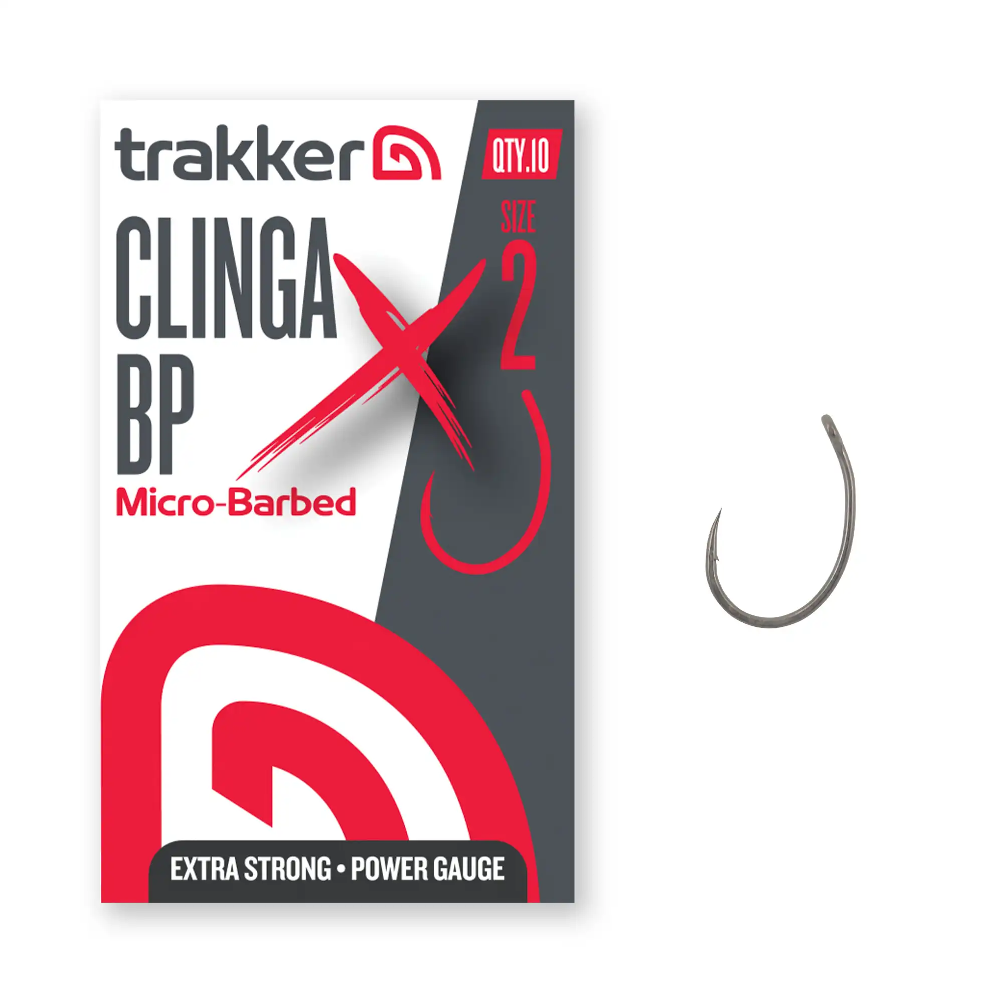Trakker Clinga BP XS Hooks Micro Barbed #2 Trakker Clinga BP XS Hooks Micro Barbed #2