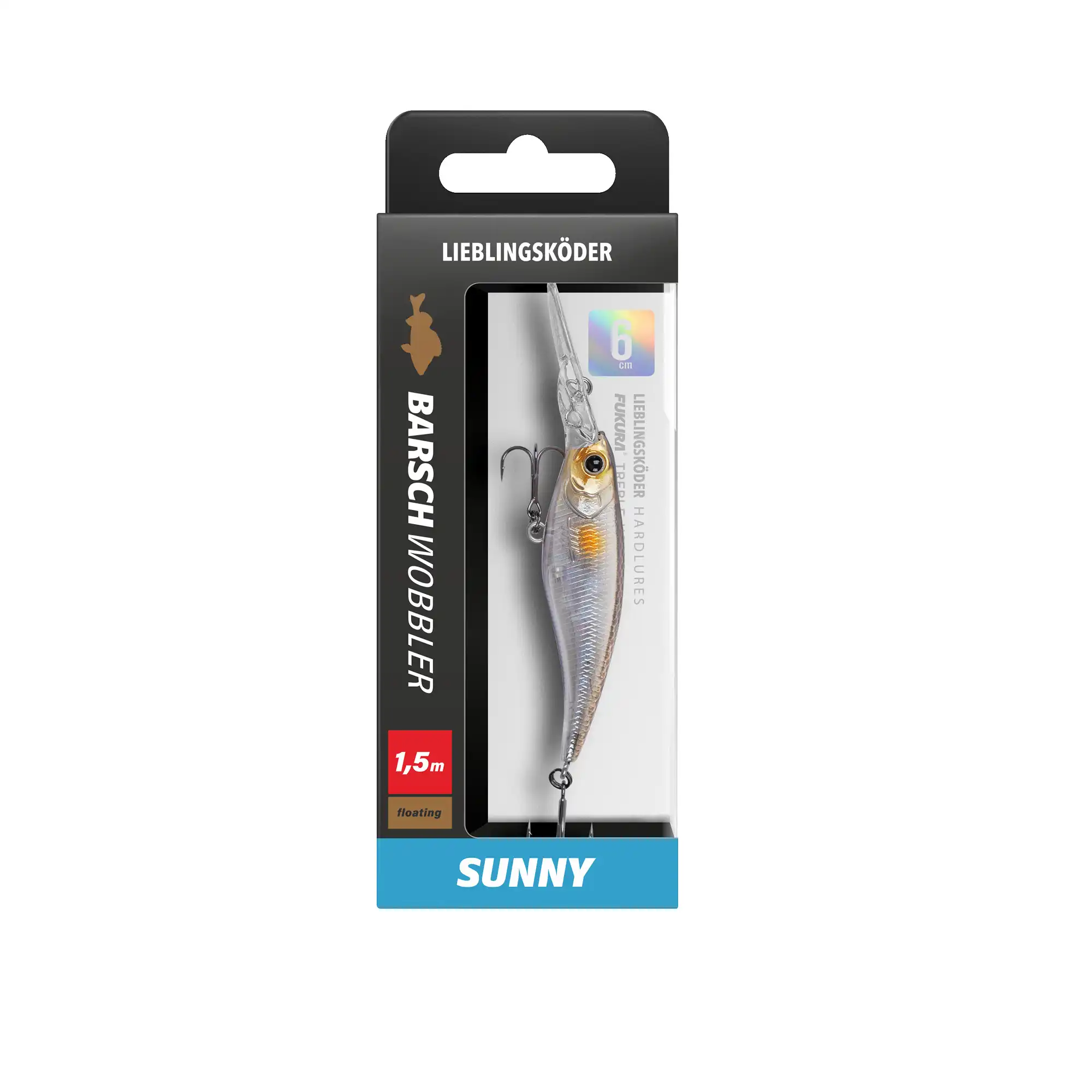 Lieblingsköder Barschwobbler 60F 6cm Sunny