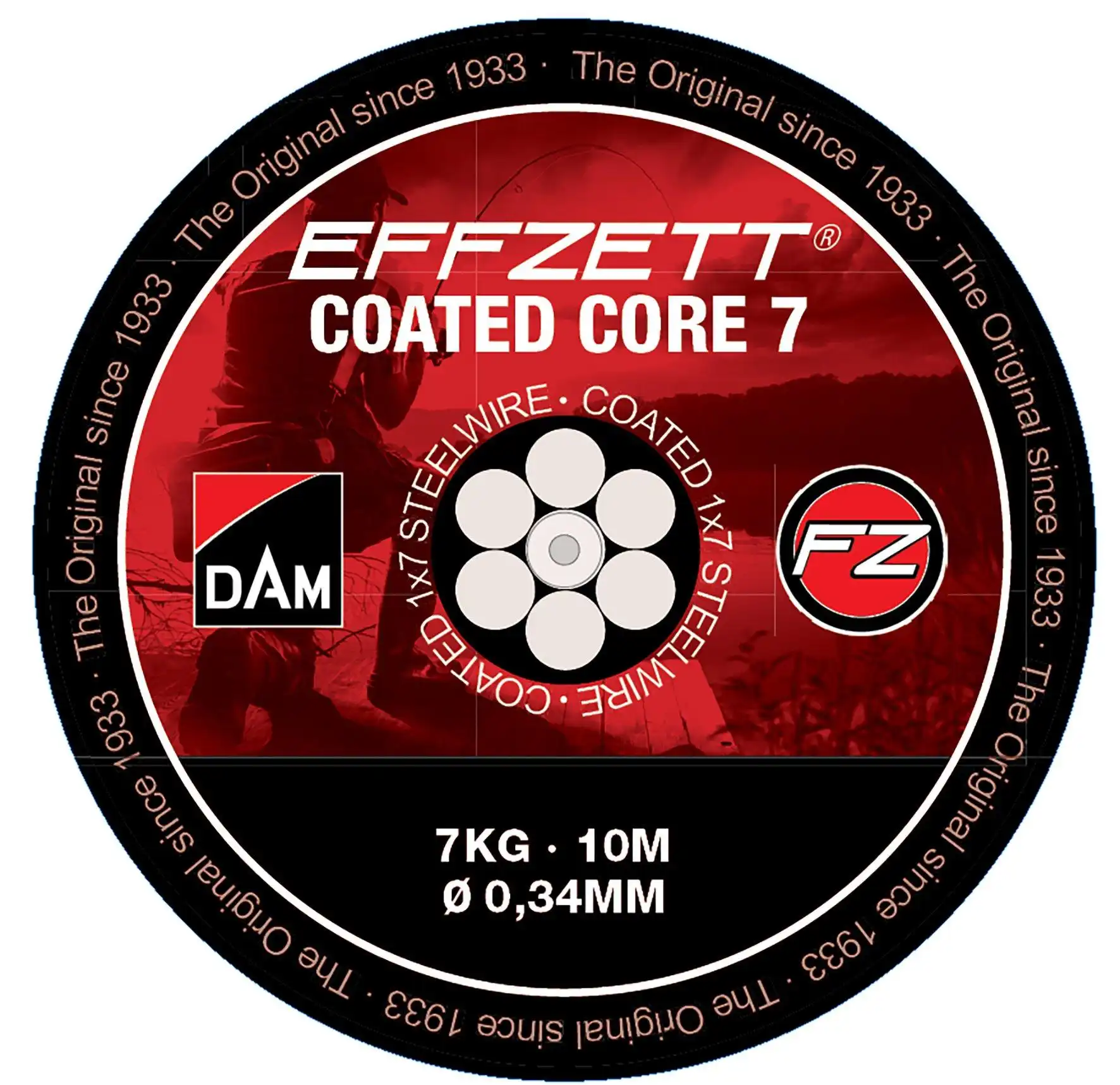 DAM Coated Core7 Steeltrace 7kg 10m