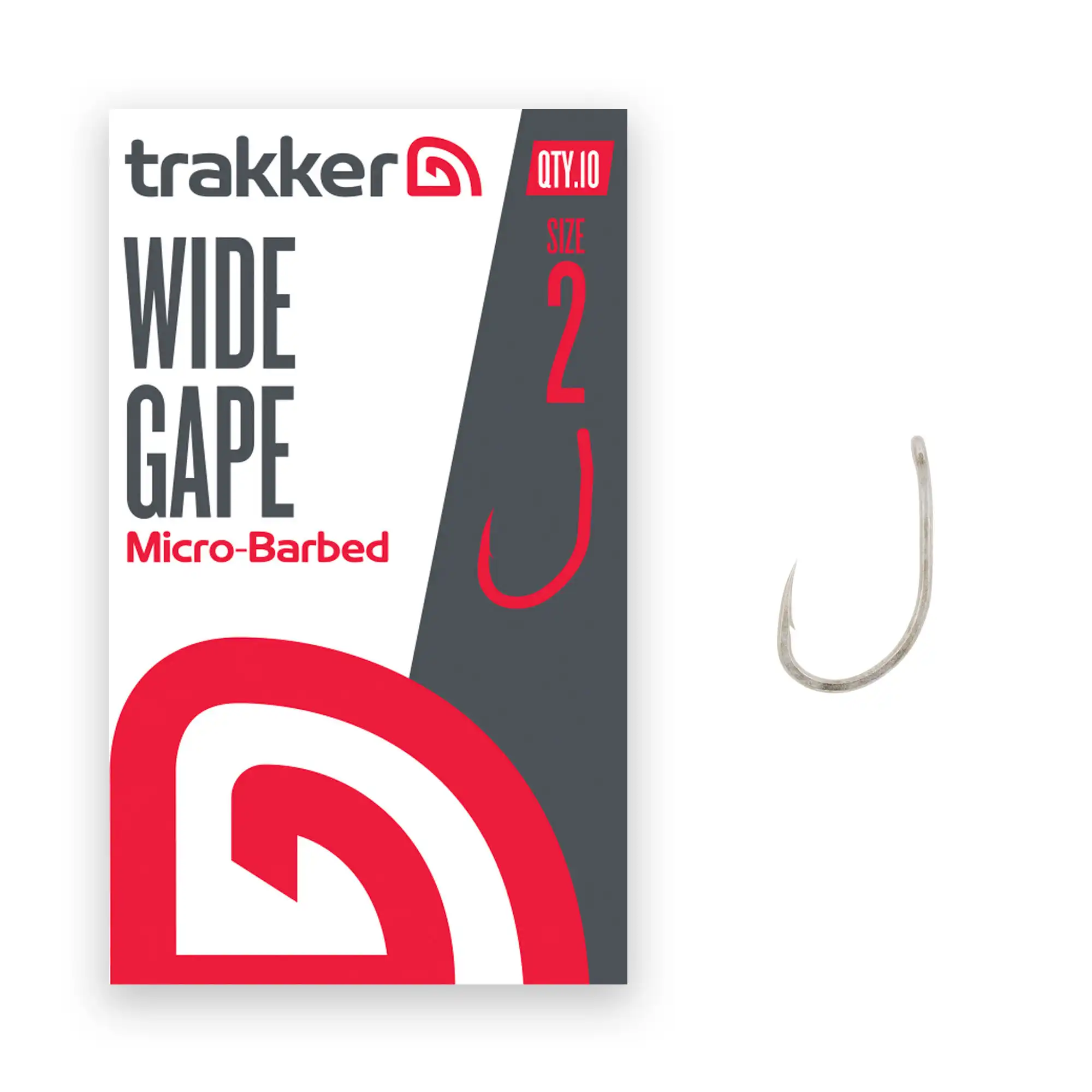 Trakker Wide Gape Hooks Micro Barbed #2