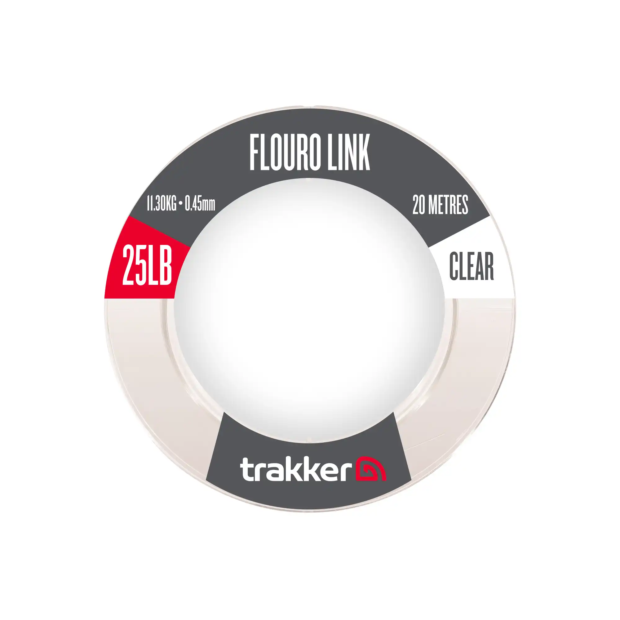 Trakker Fluoro Link 25lb 11,3kg 20m 0,45mm