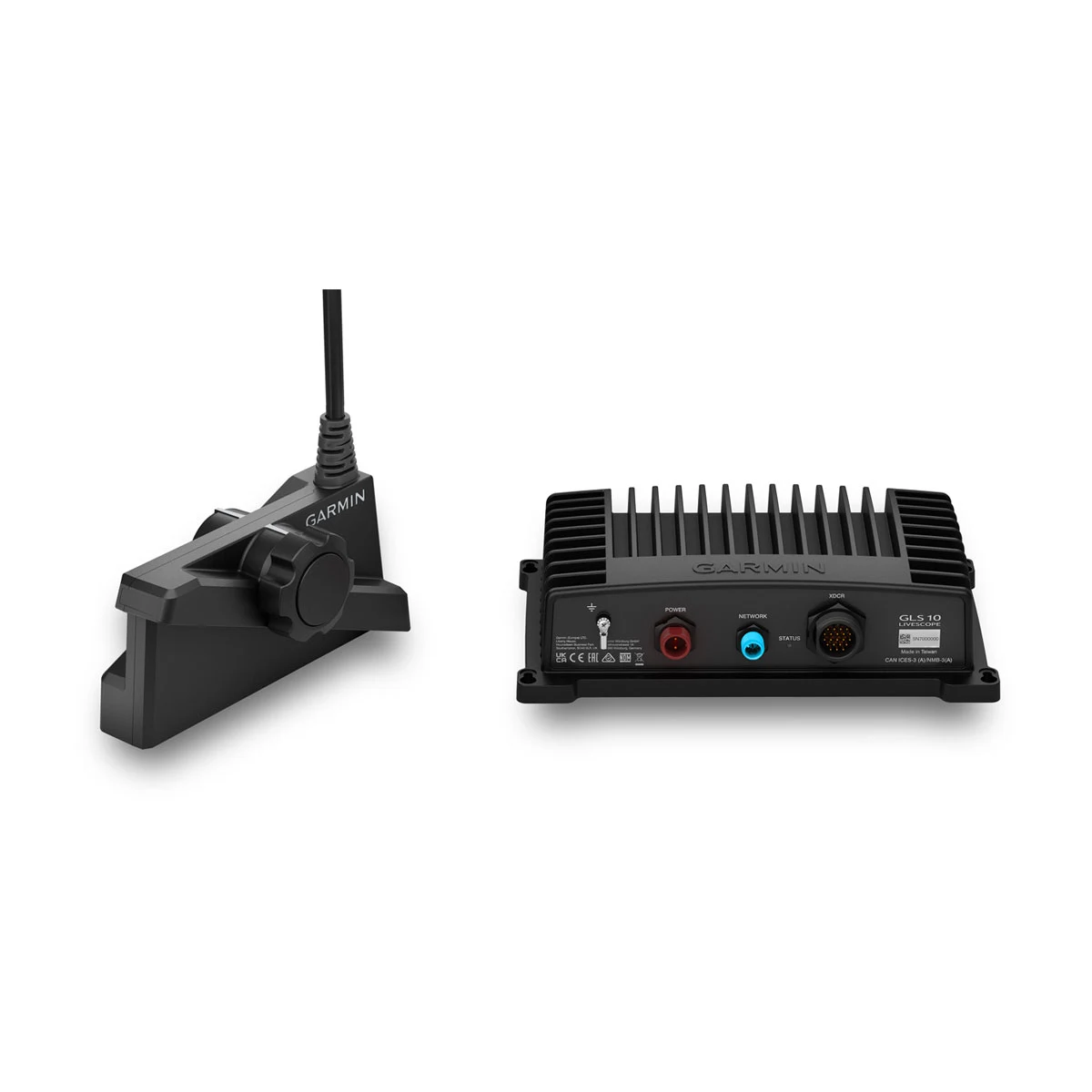 Garmin LiveScope Plus System GLS 10 Echolot, Black Box und LVS34 Geber