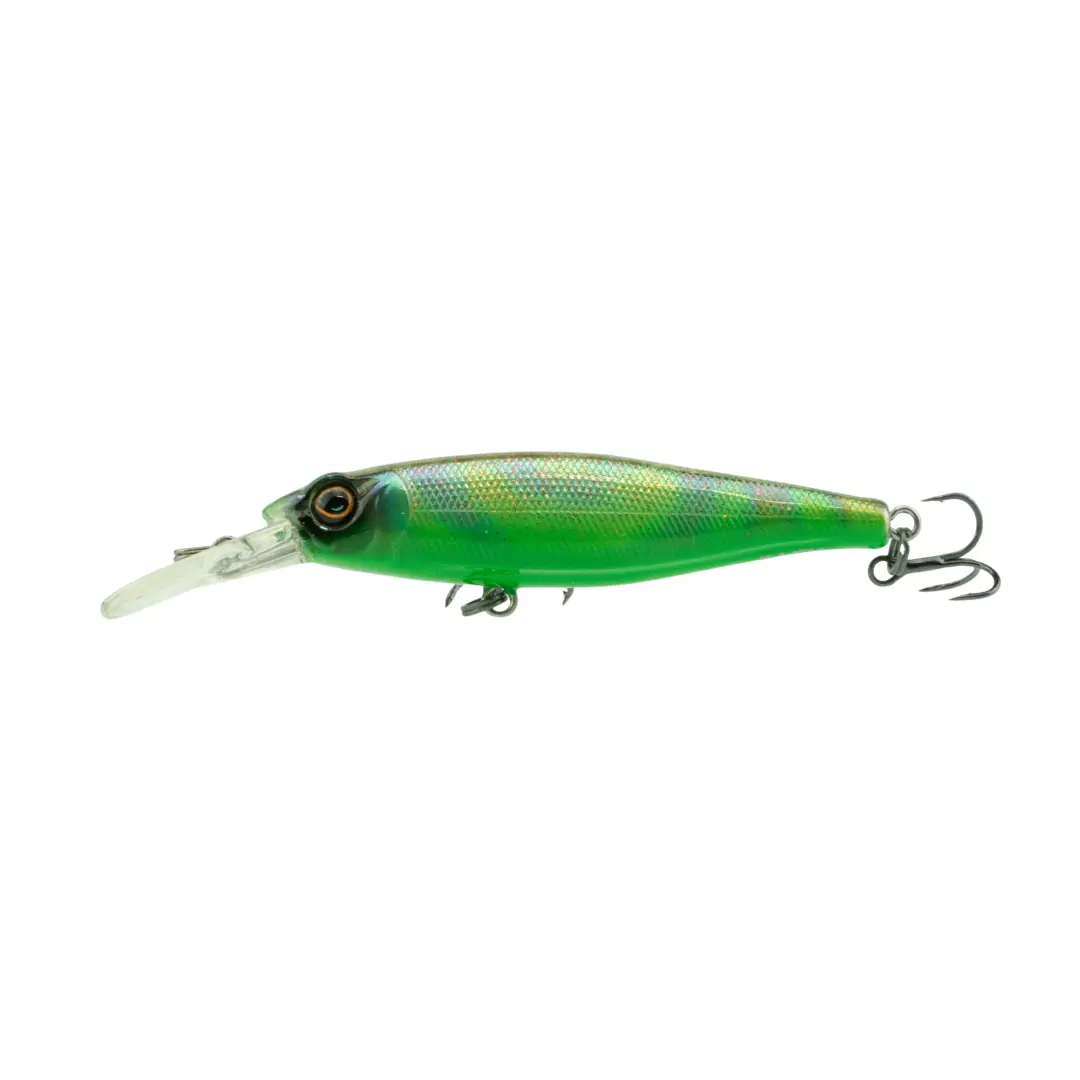 Illex Twitch Flesh 61 DR Sonderfarbe 6,1cm AJ Motor Oil Chartreuse