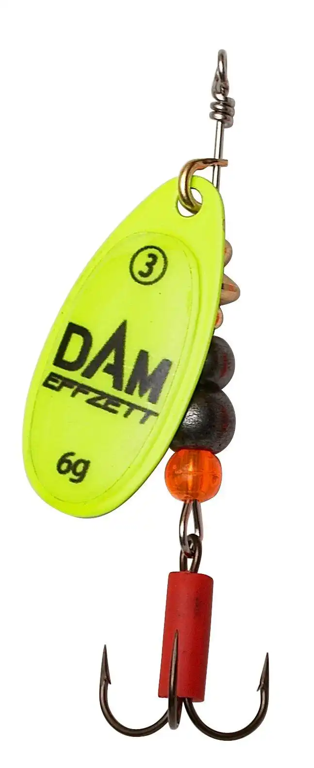DAM FZ Fluo Spinner #2 Yellow