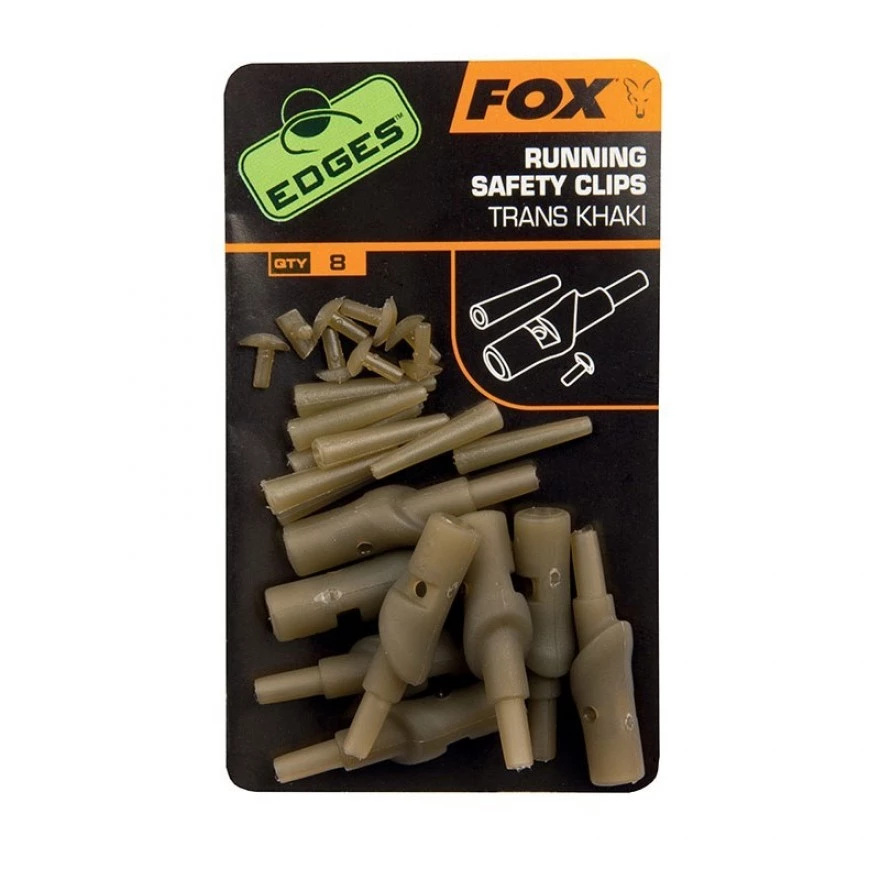 FOX Carp Running Safety Clip Trans Khaki