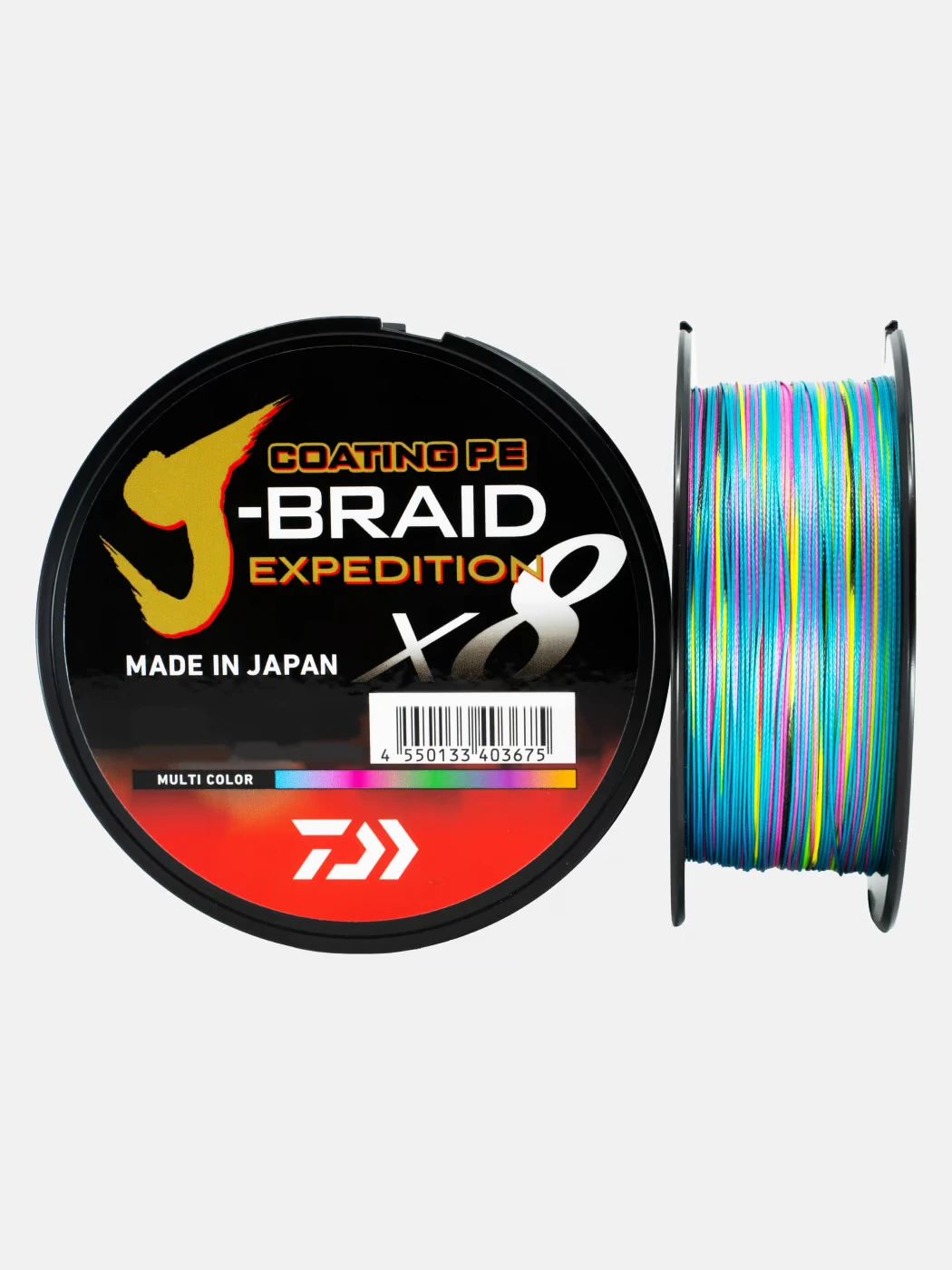 DAIWA J-Braid Expedition X8E 150m: Sedal Trenzado De 8 Hebras Con Recubrimiento De Silicona – Hecho En Japón