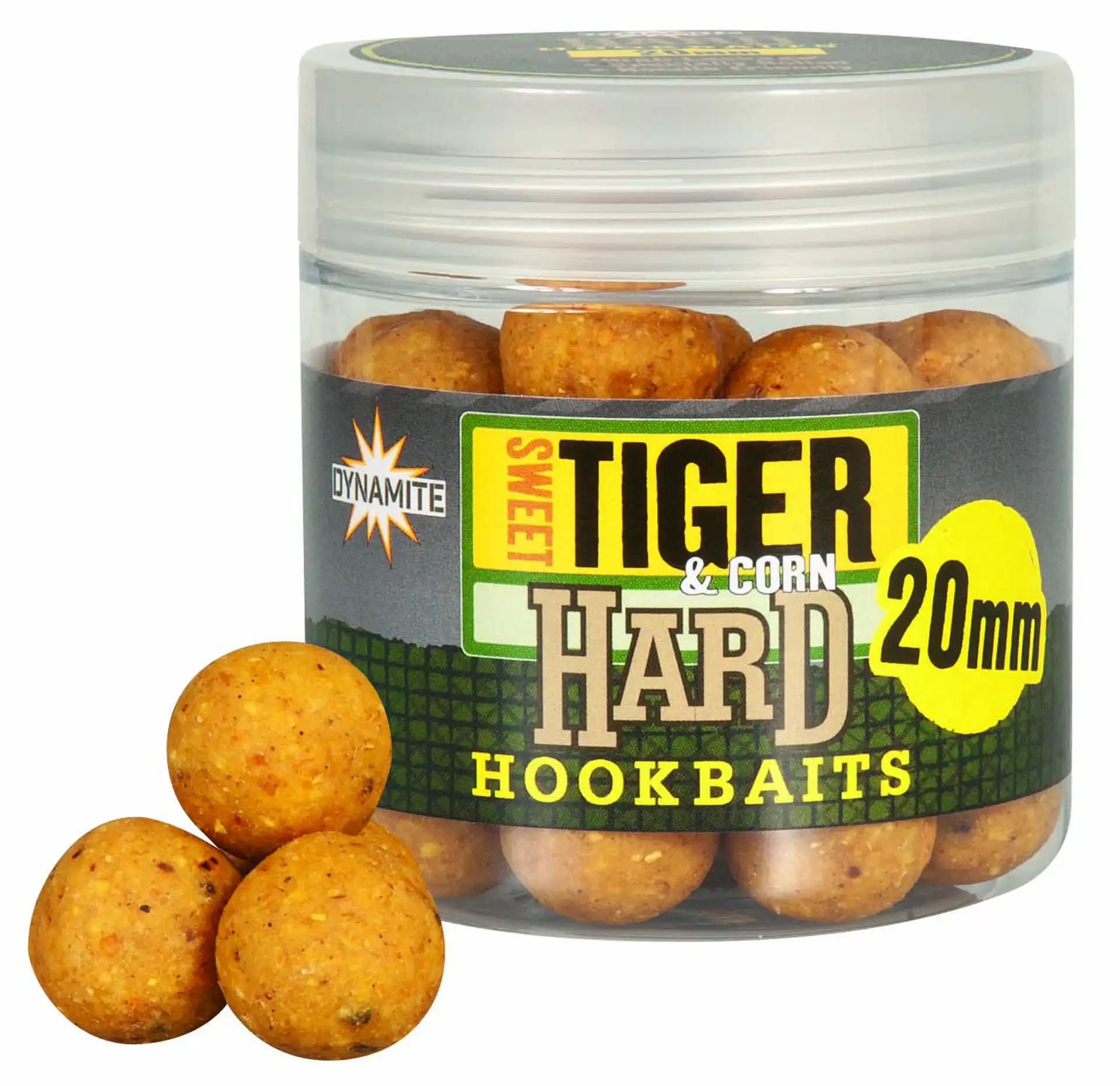 Dynamite Baits Big Fish Hard Hookbaits 75g 20mm Sweet Tiger & Corn