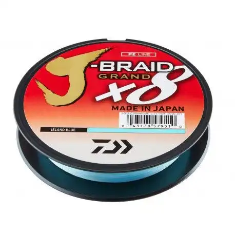 Daiwa J-Braid Grand X8E 135m Island Blue 0,06mm 5kg