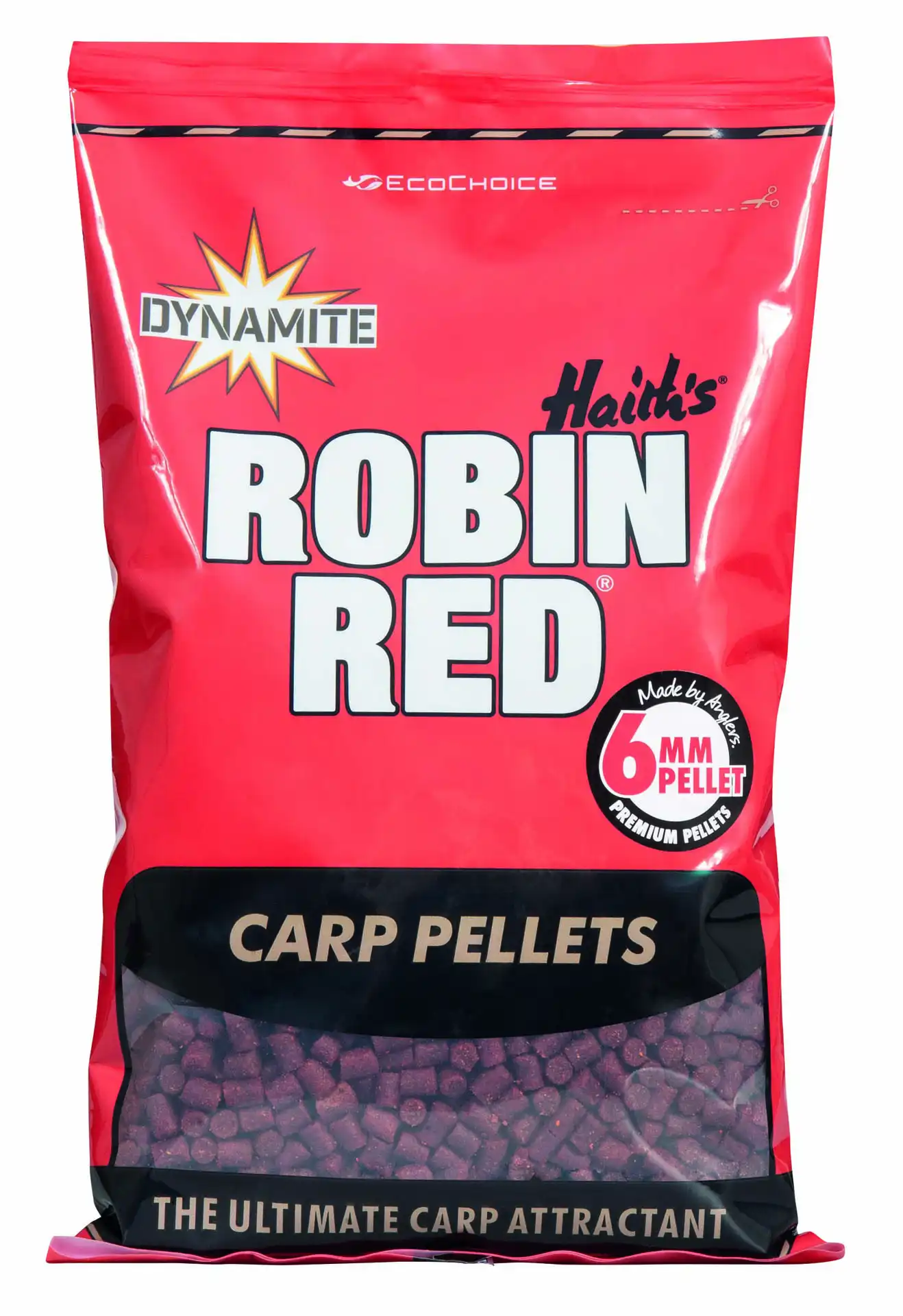 Dynamite Baits Carp Pellets 900g 6mm Robin Red