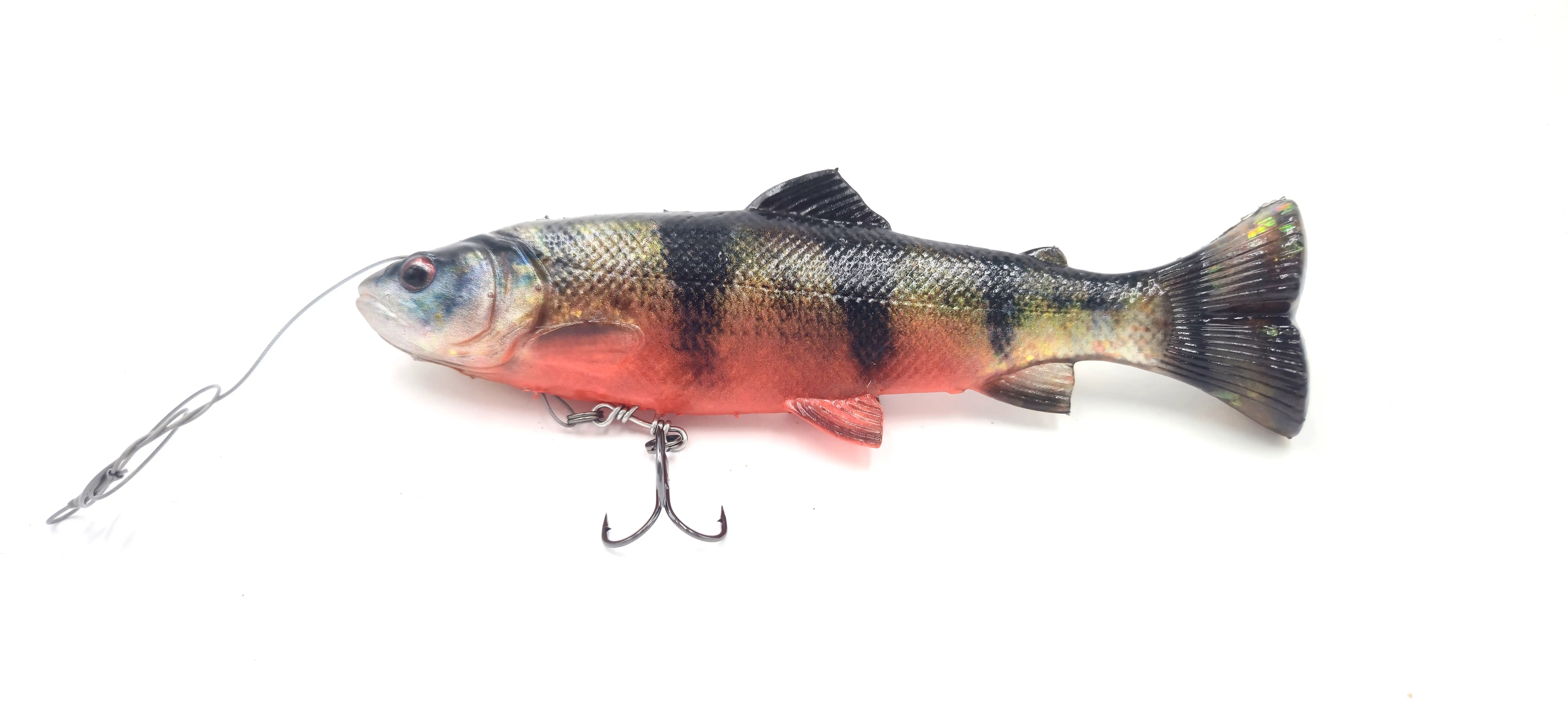 Savage Gear 4D Line-Thru Pulsetail Trout (Harzfishing Sonderfarbe) 20cm Tiger Char