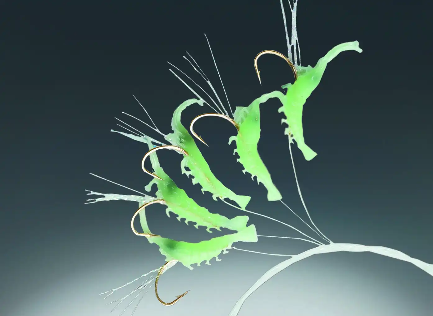 Balzer Edition Sea Hering Mini Shrimp Rig 0,45/0,45mm 1,3m Fluo
