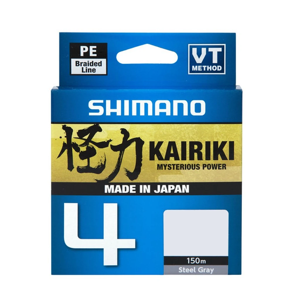 Shimano Kairiki 4 150m Steel Gray 0,16mm 8,1kg