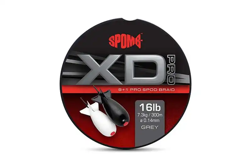 Spomb XD Pro Spod Braid 9 300m Grey 0,14mm 7,3kg