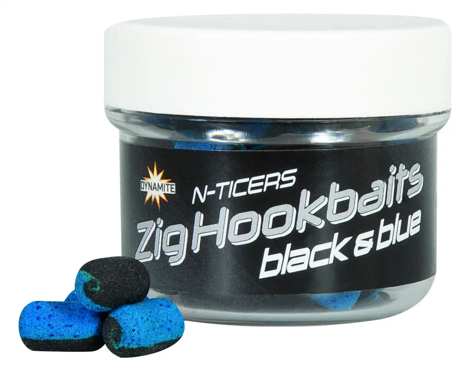 Dynamite Baits N-Ticers Zig Hookbaits 10g 12mm Black & Blue