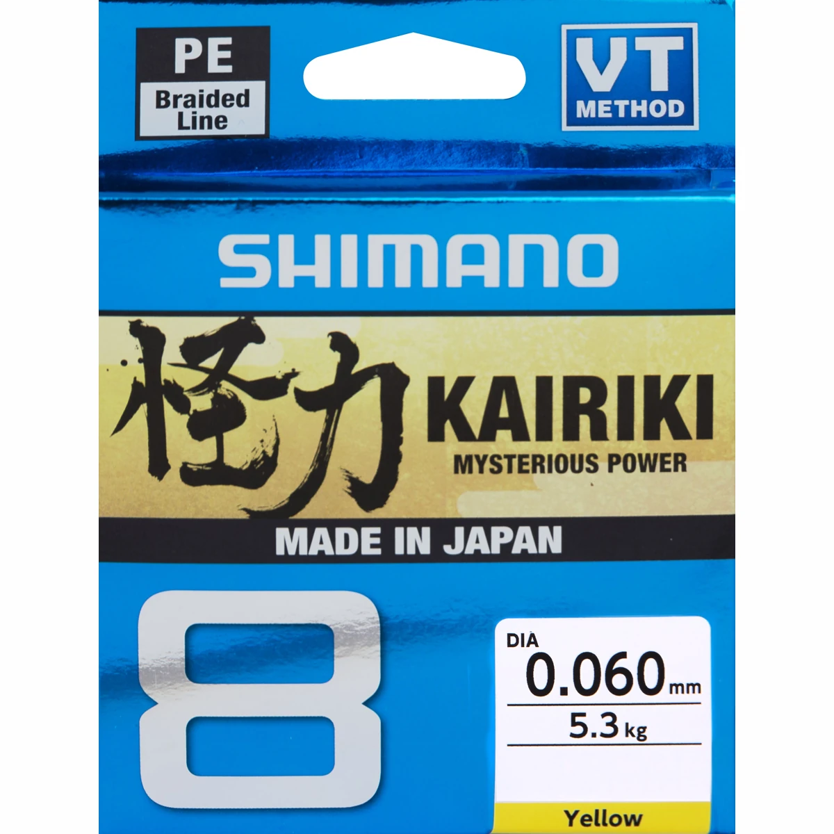 Shimano Kairiki 8 300m Yellow 0,13mm 8,2kg