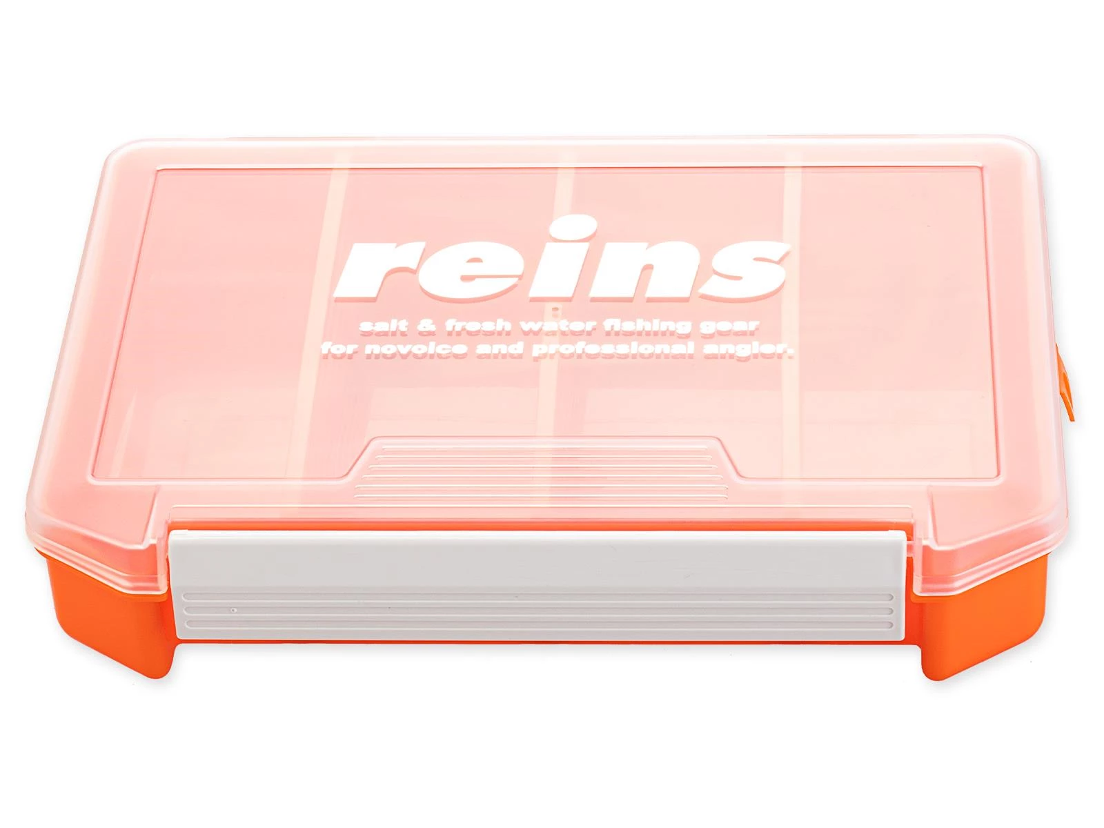 Reins Lure Case 3010 Orange Clear 20,5x4x14,5cm