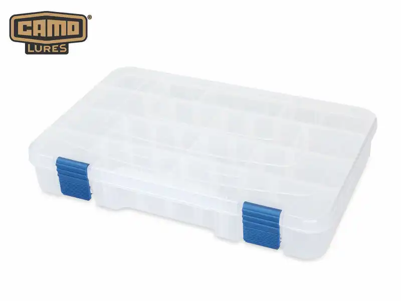 Camo Lures Tackle Box Medium Transparent 27,6x4,5x18,8cm