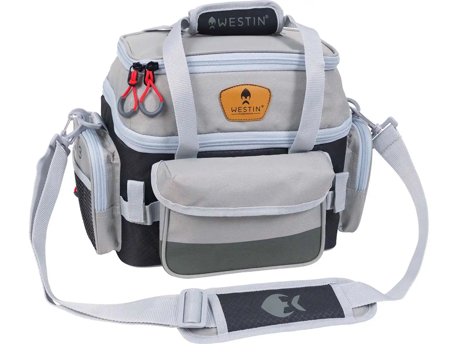 Westin W3 Lure Bag Plus (4 boxes) #S Grey/Black