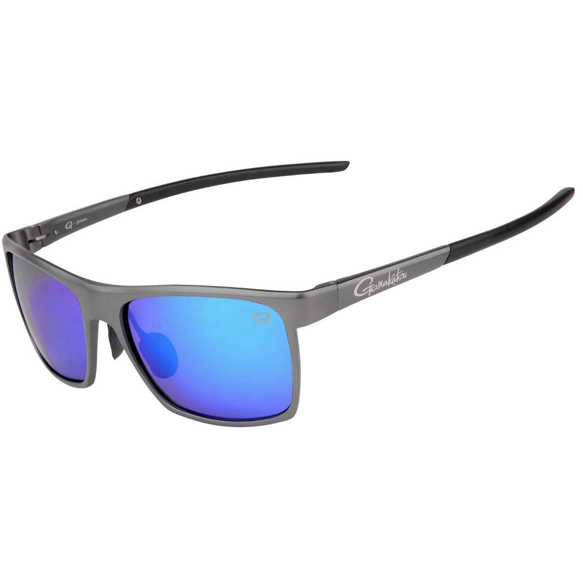 Gamakatsu G-Glasses ALU Polarisationsbrille Grey Ice Blue Mirror