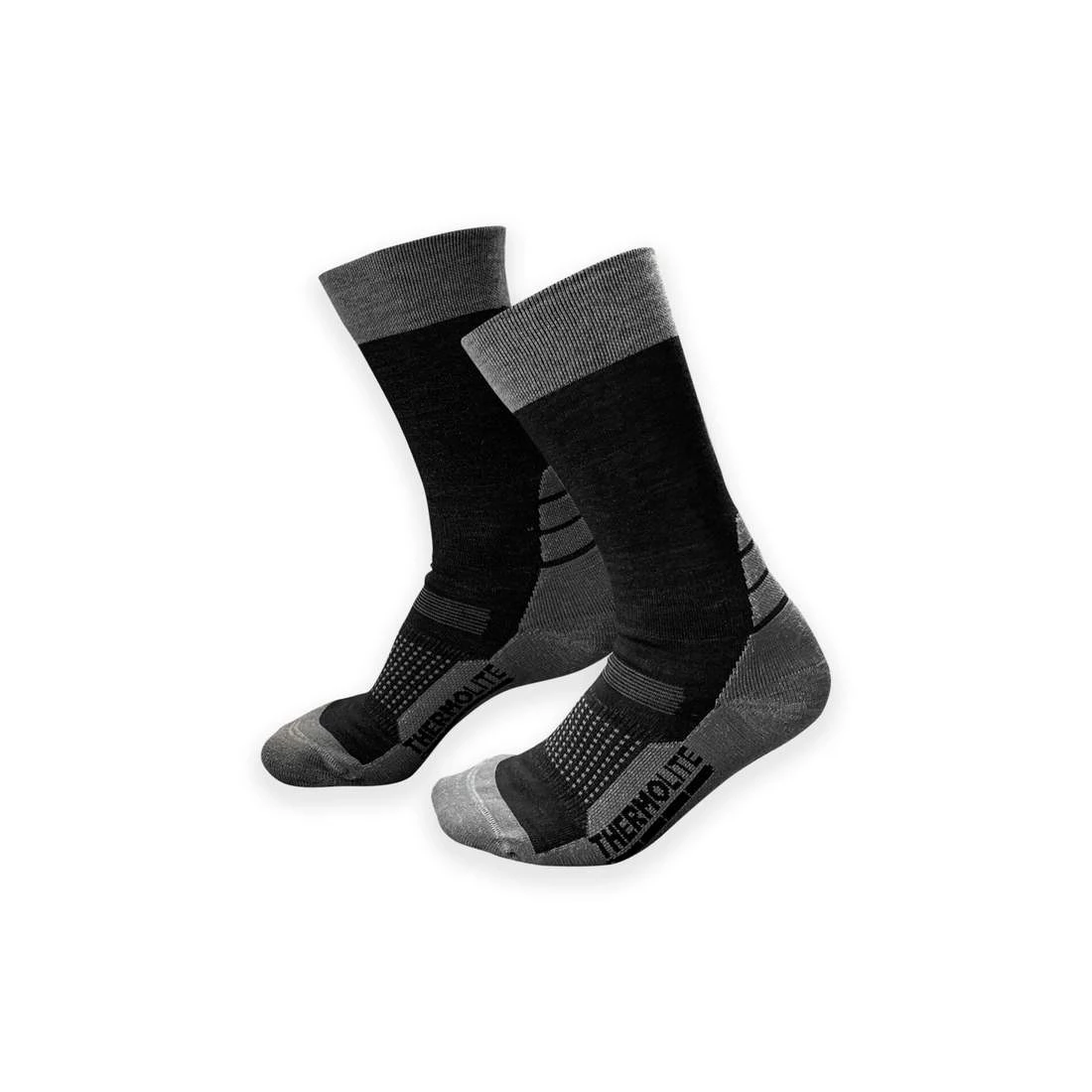 Gamakatsu G-Socks Thermal Outdoorsocken #39-42 Black Grey