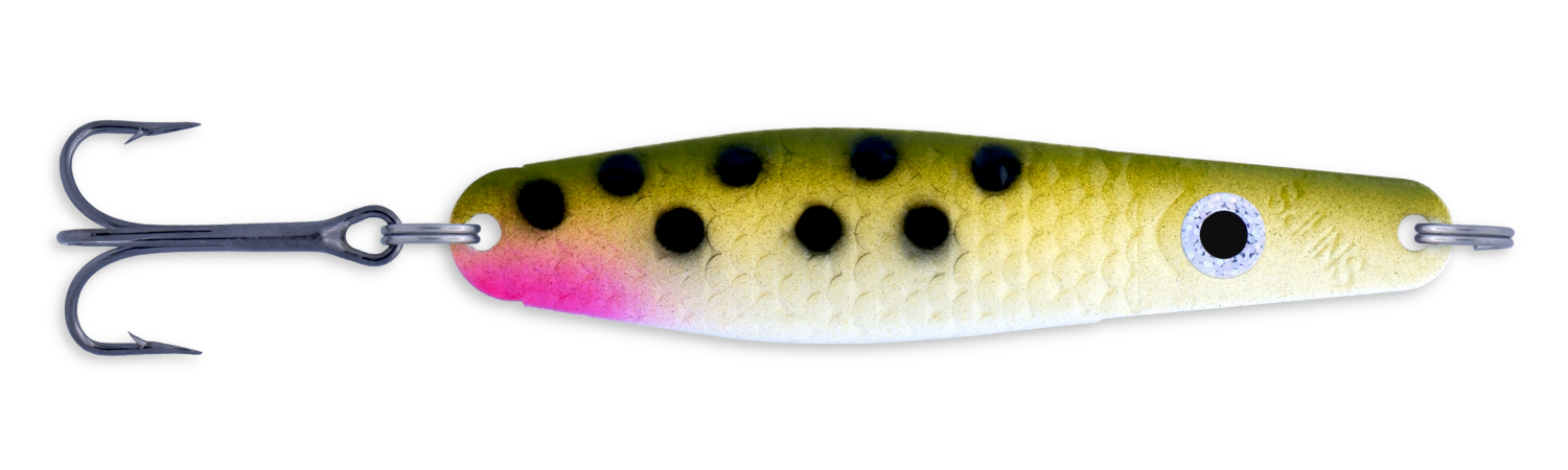 Olive White w. Pink Spot