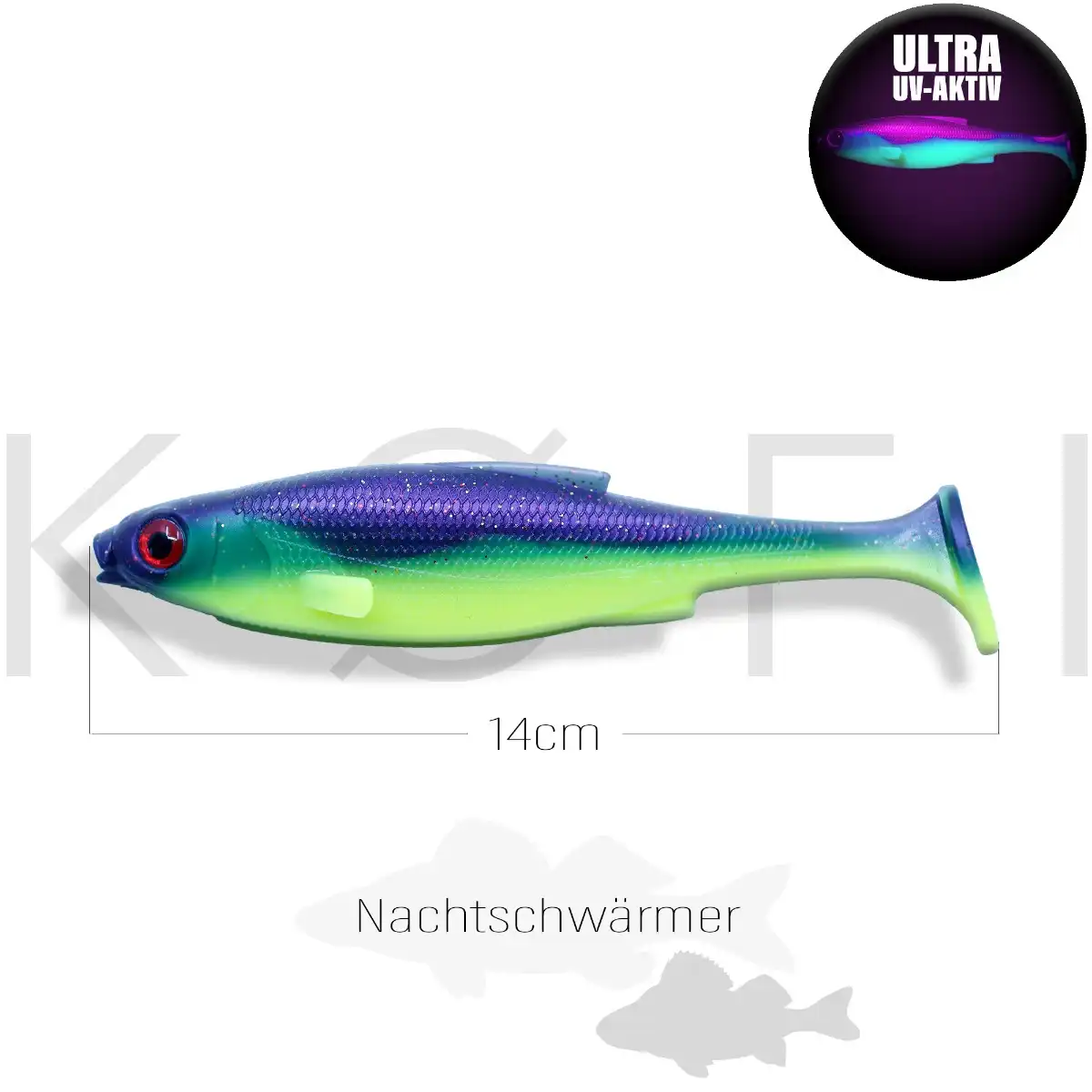 LMAB Köfi Roach Shad 14cm Nachtschwärmer AJ exklusiv