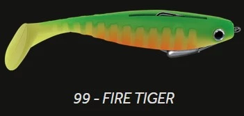 Delalande Neo Shallow Texan 13cm Fire Tiger