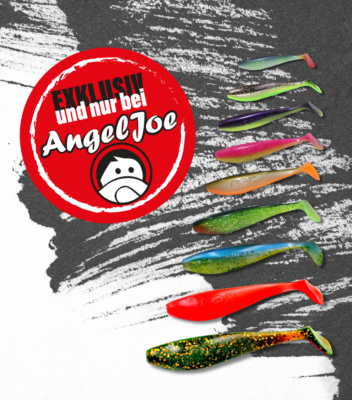 FOX RAGE ZANDER PRO SHAD Exklusive AngelJoe Sonderfarben