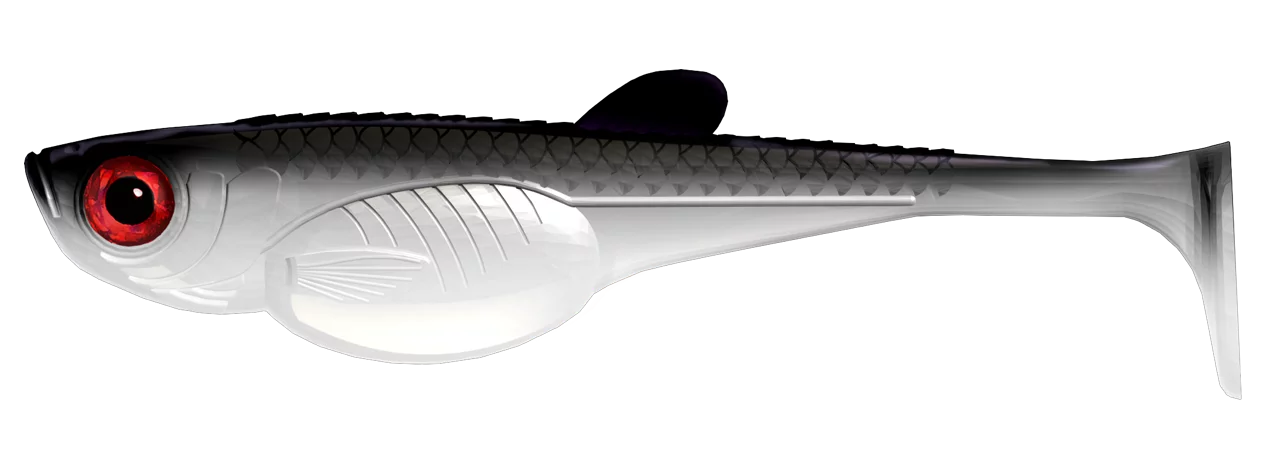 Libra Lures Embrion Shad 8" #001 White