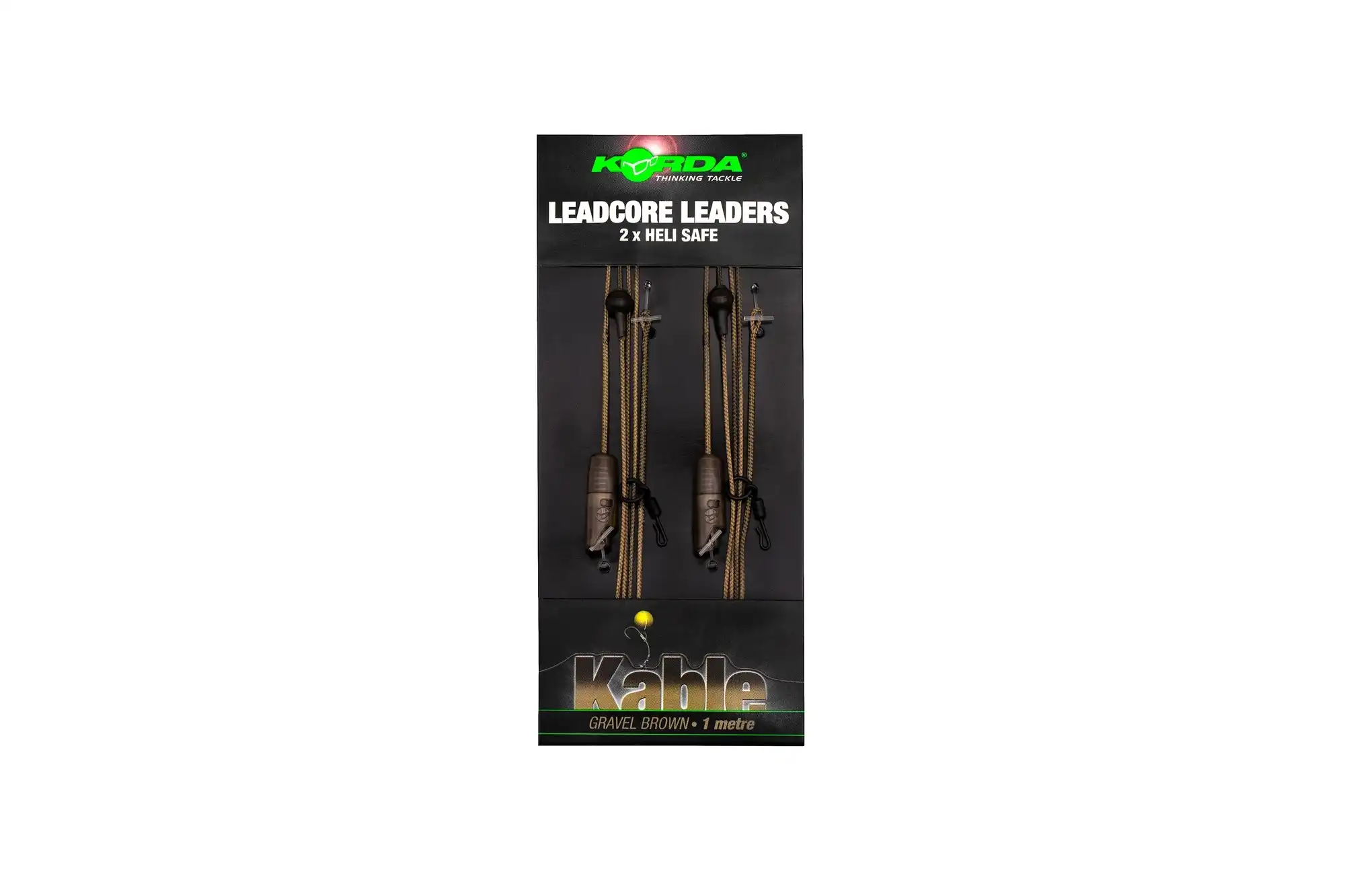 Korda Leadcore leader Heli Safe 100cm Gravel