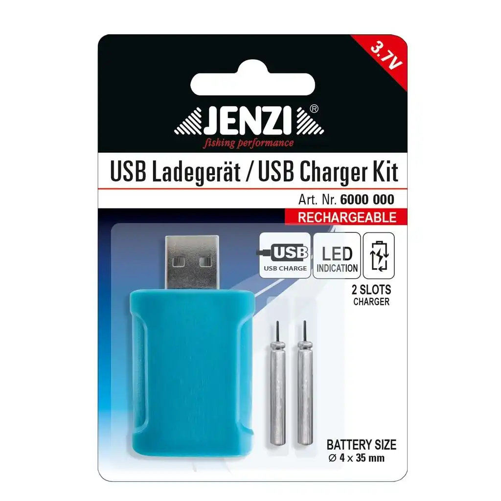 Jenzi USB Ladegerät 4x 35mm