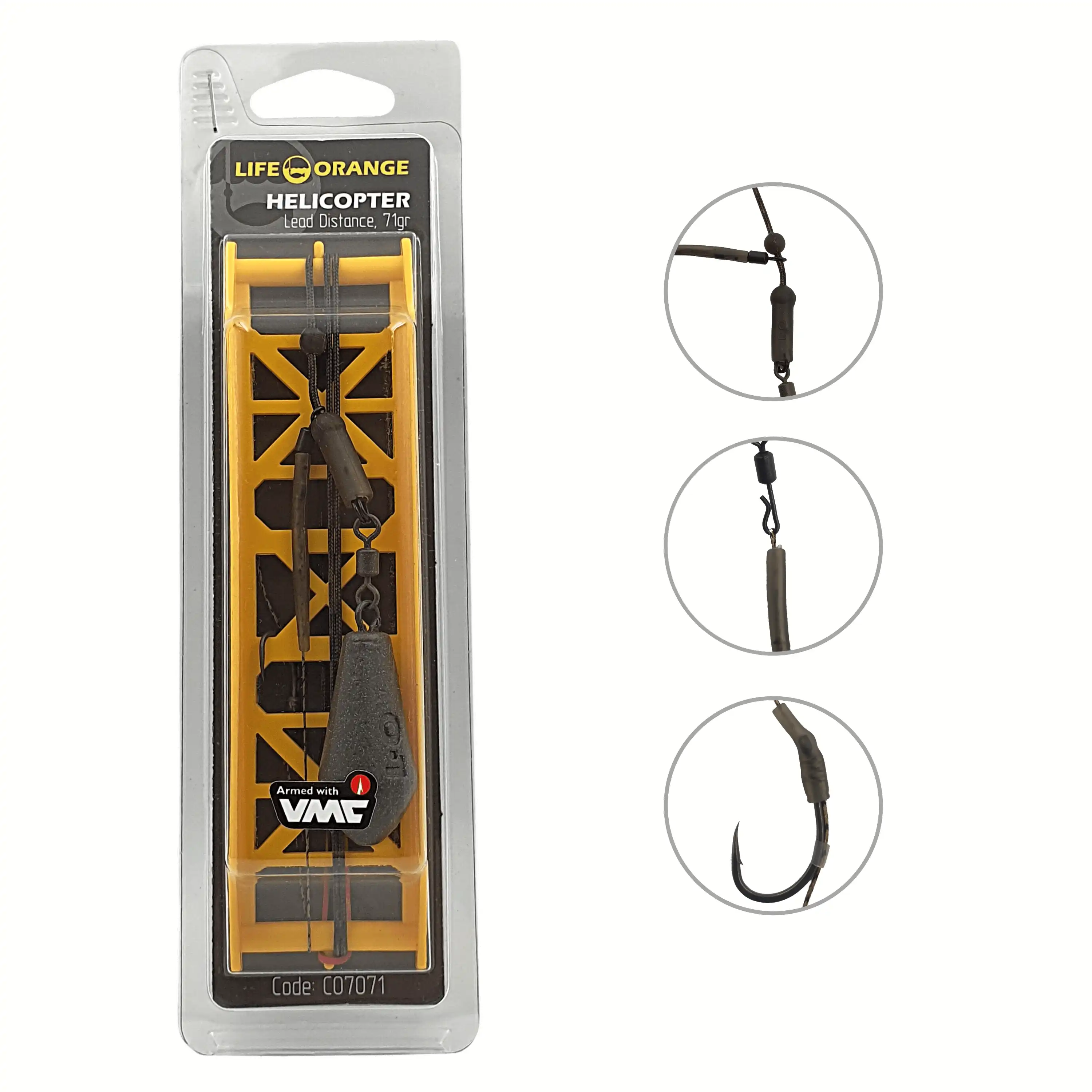 Life Orange Helicopter Distance #4 70cm 45lb 56g Life Orange Helicopter Distance #4 70cm 45lb 56g